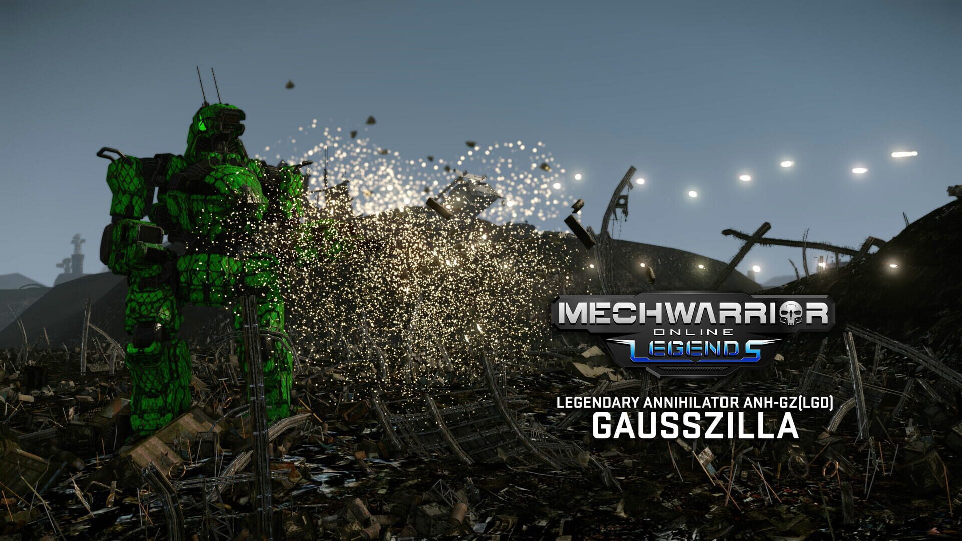 Foto do jogo MechWarrior Online: Gausszilla Legendary Mech Pack