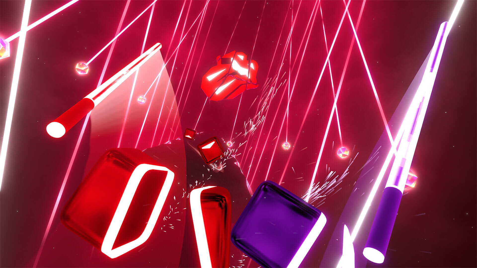 Foto do jogo Beat Saber: The Rolling Stones - "Bite My Head Off"
