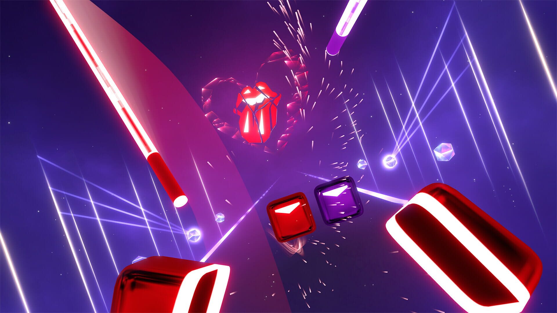 Foto do jogo Beat Saber: The Rolling Stones - "Start Me Up"