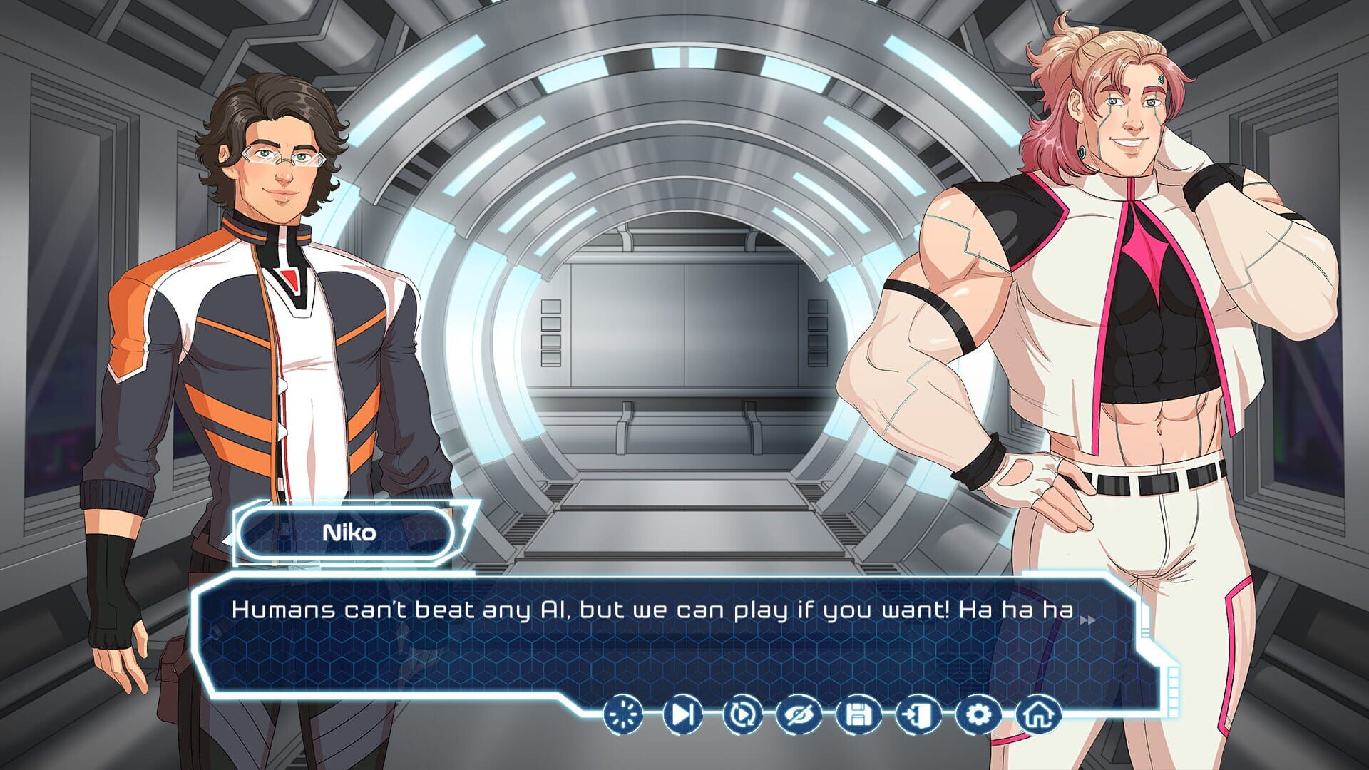 Foto do jogo Baradroid: A Gay Visual Novel
