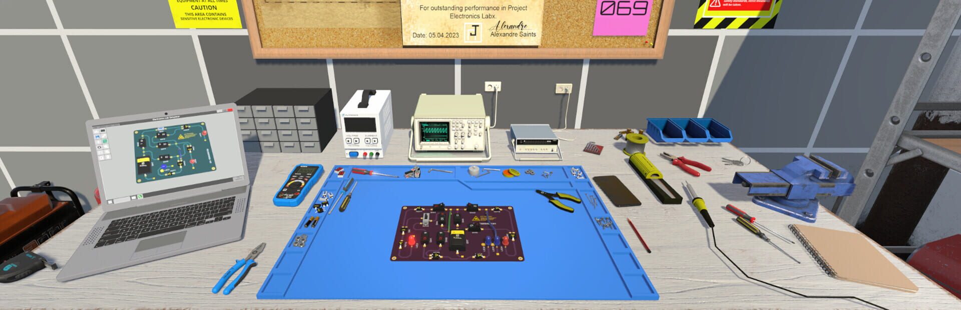 Foto do jogo Electronics Puzzle Lab