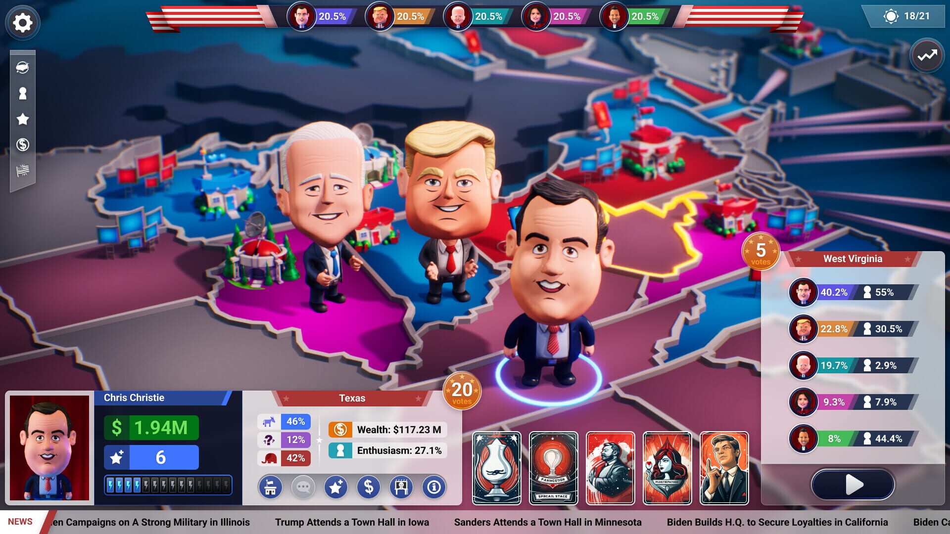 Foto do jogo The Political Machine 2024