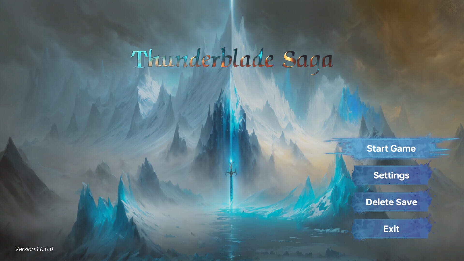 Foto do jogo Thunderblade Saga