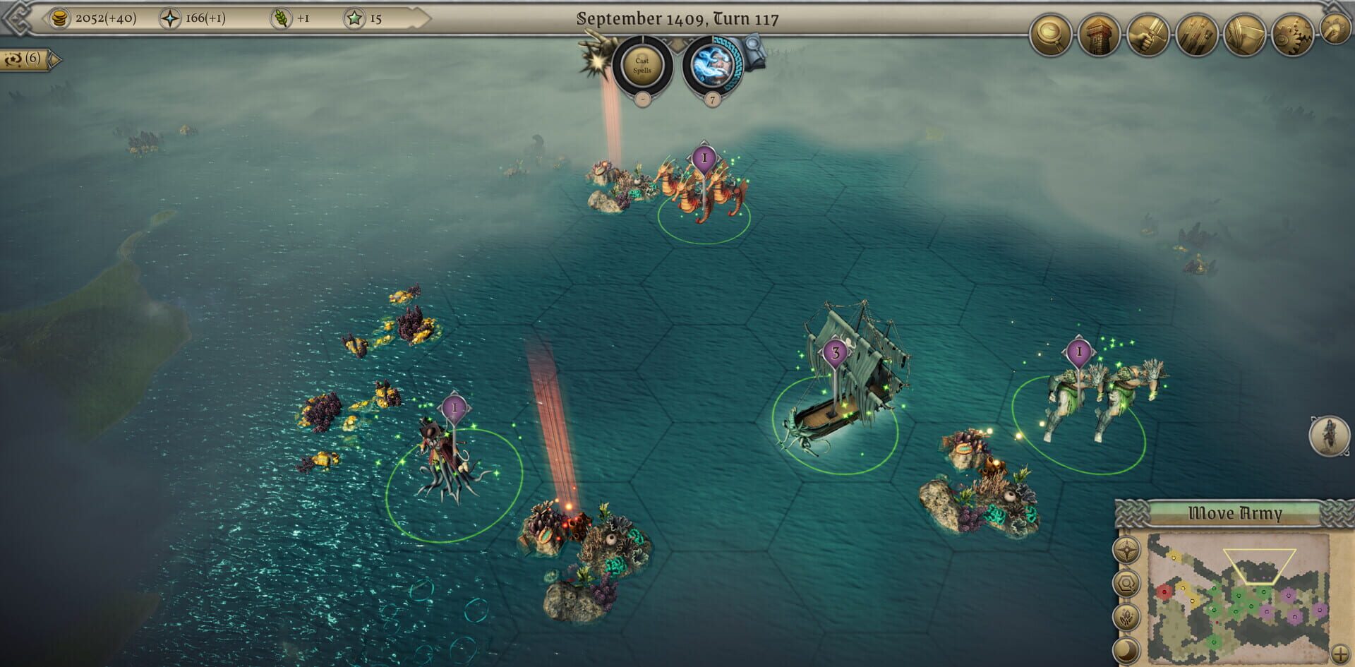 Foto do jogo Master of Magic: Scourge of the Seas