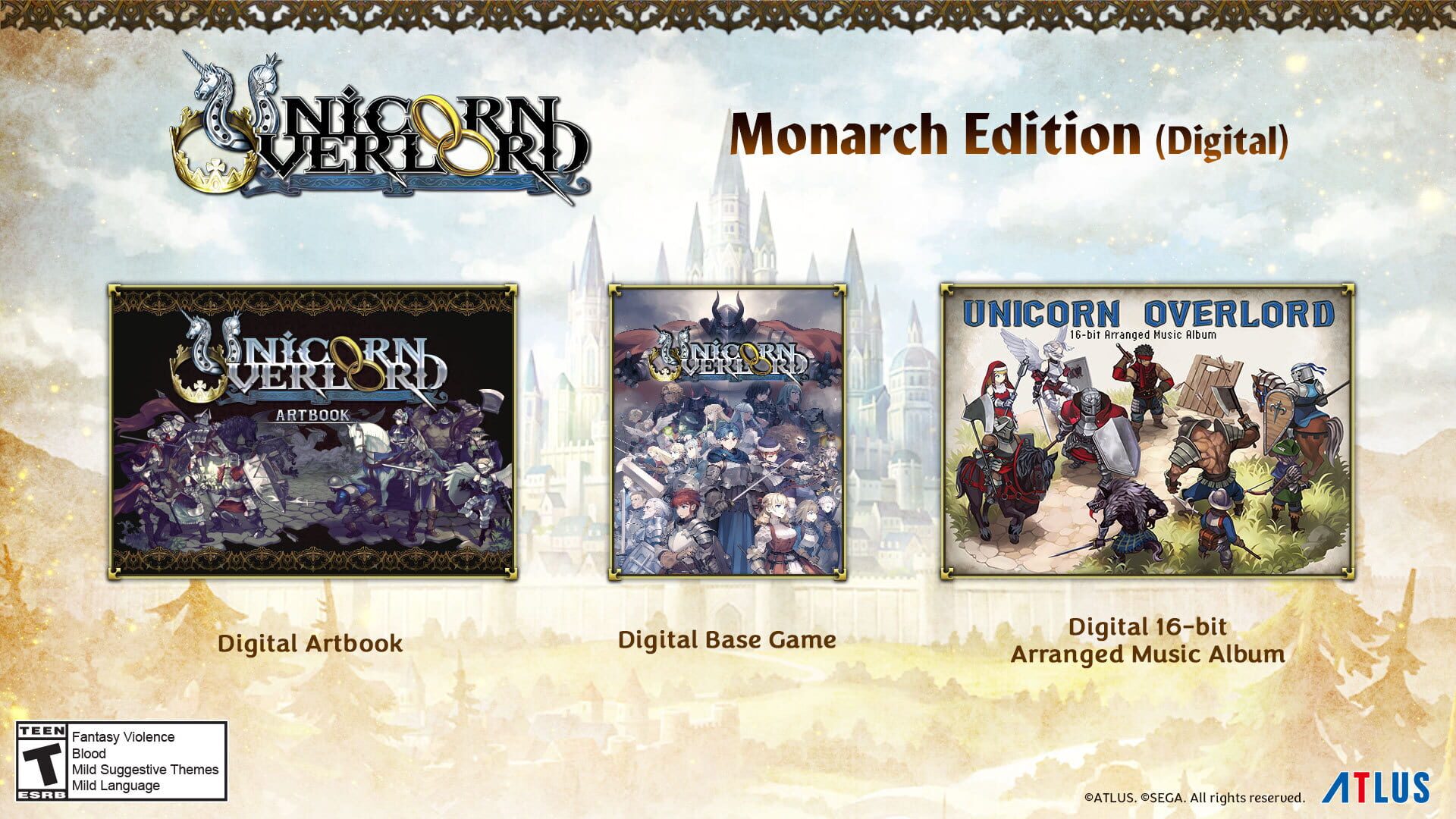 Foto do jogo Unicorn Overlord: Monarch Edition