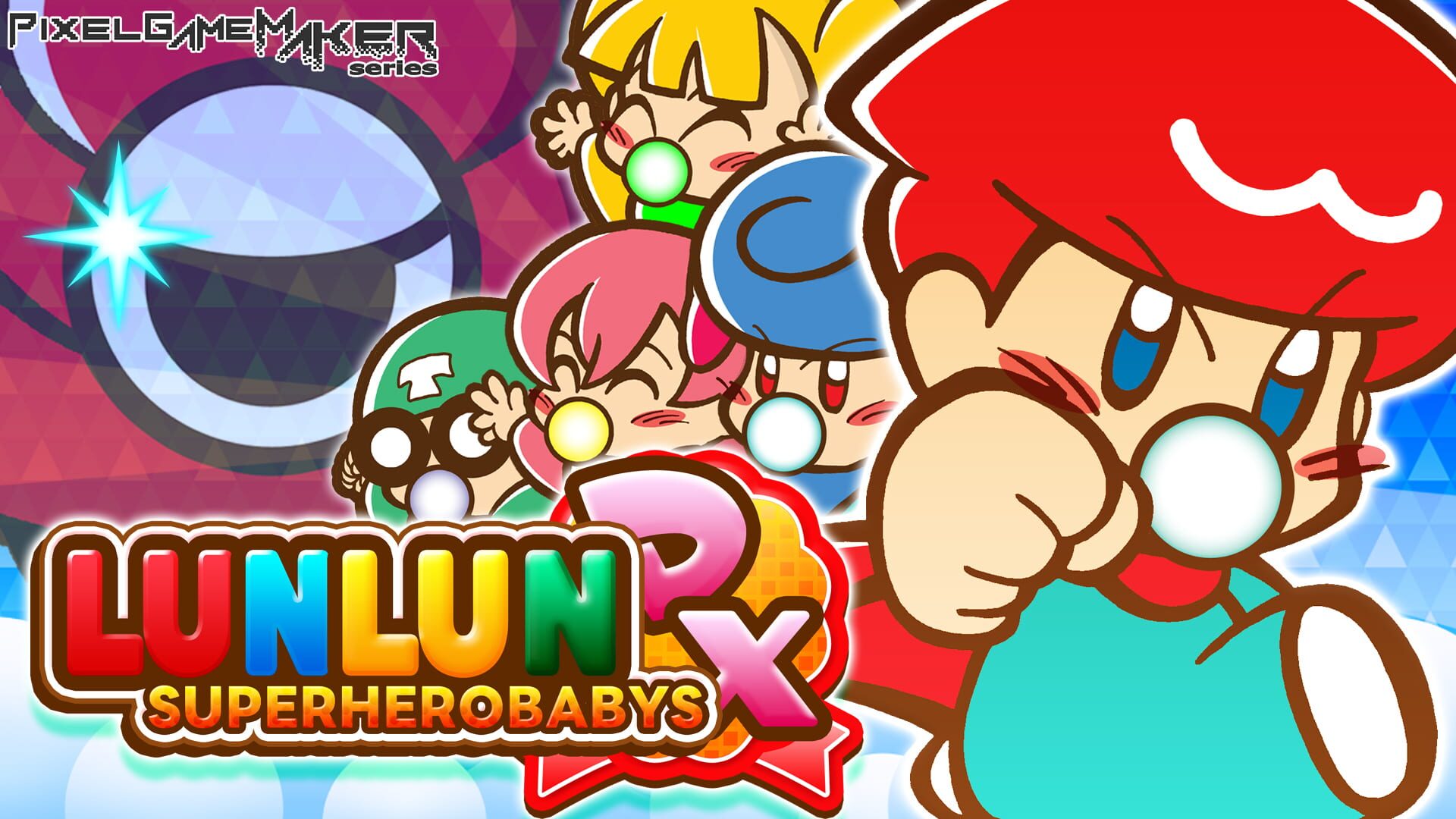 Foto do jogo Pixel Game Maker Series: LunLun Superherobabys DX
