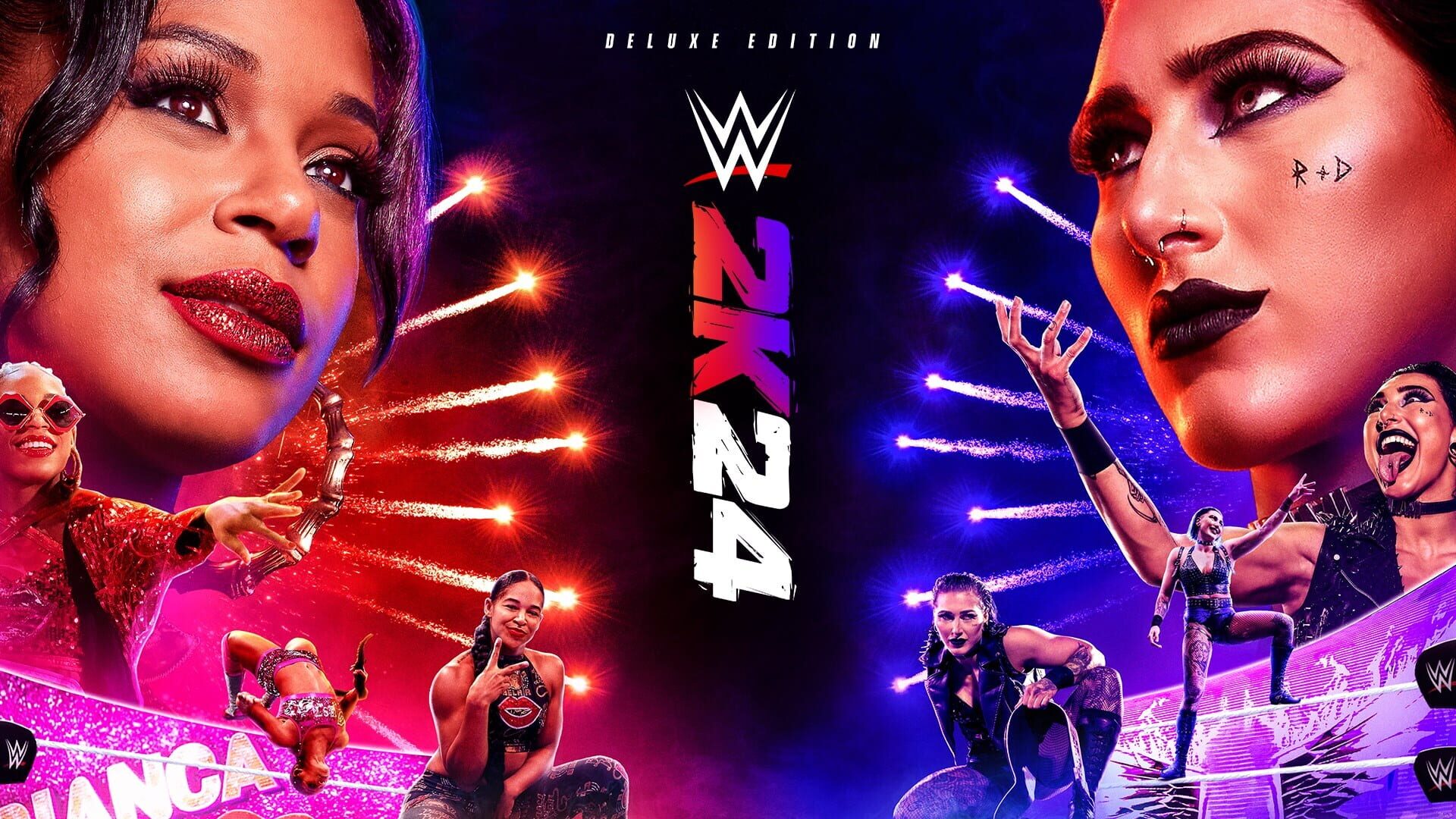 Foto do jogo WWE 2K24 Deluxe Edition