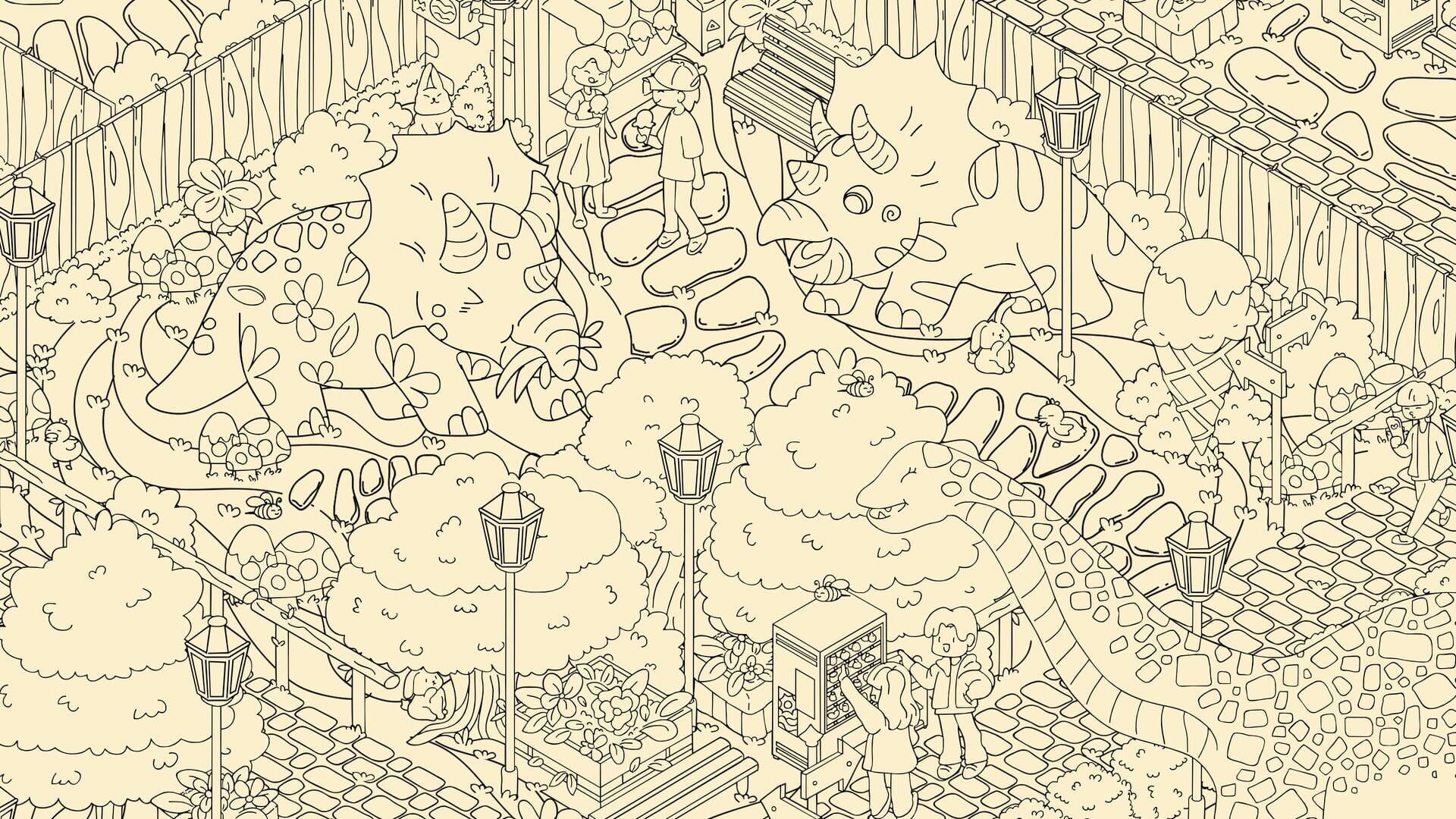 Foto do jogo Cats and Seek: Dino Park