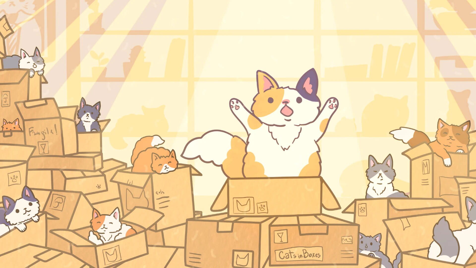 Foto do jogo Cats in Boxes