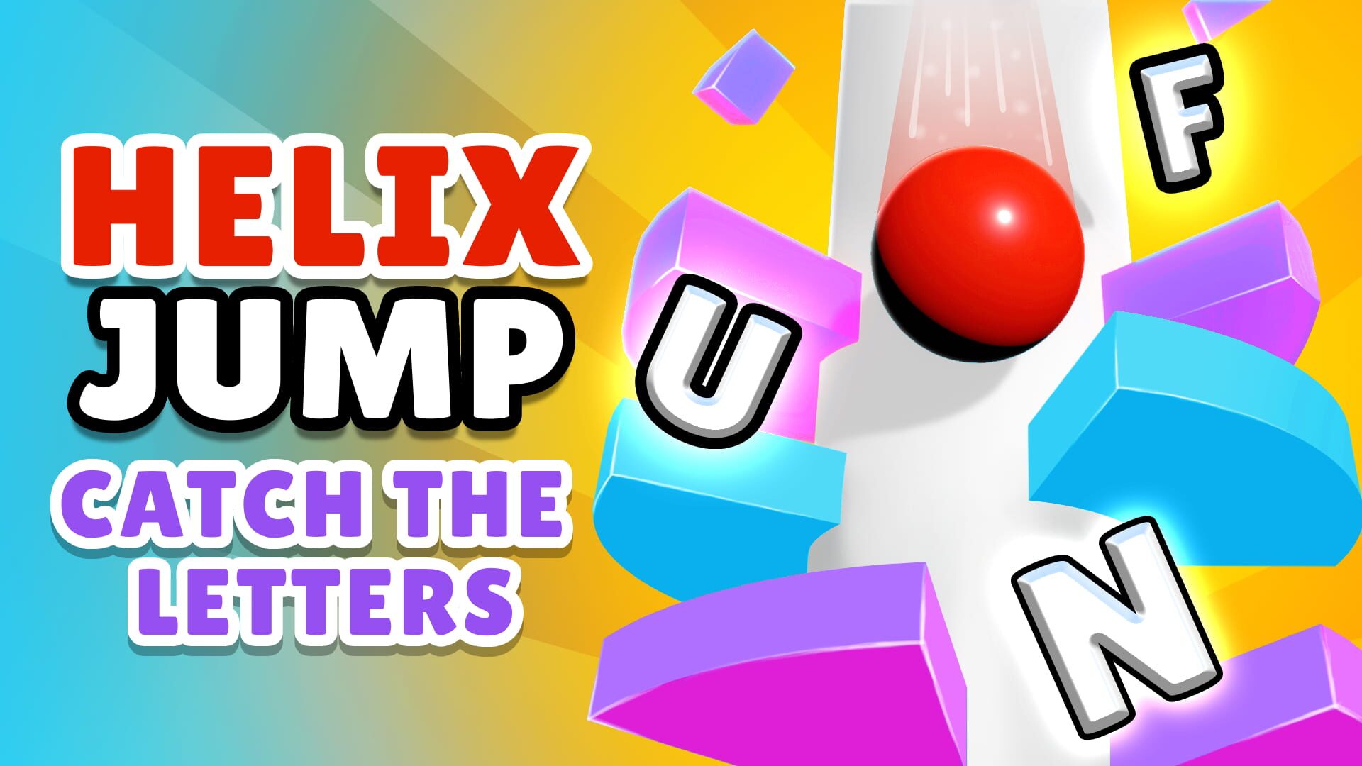 Foto do jogo Helix Jump: Catch The Letters
