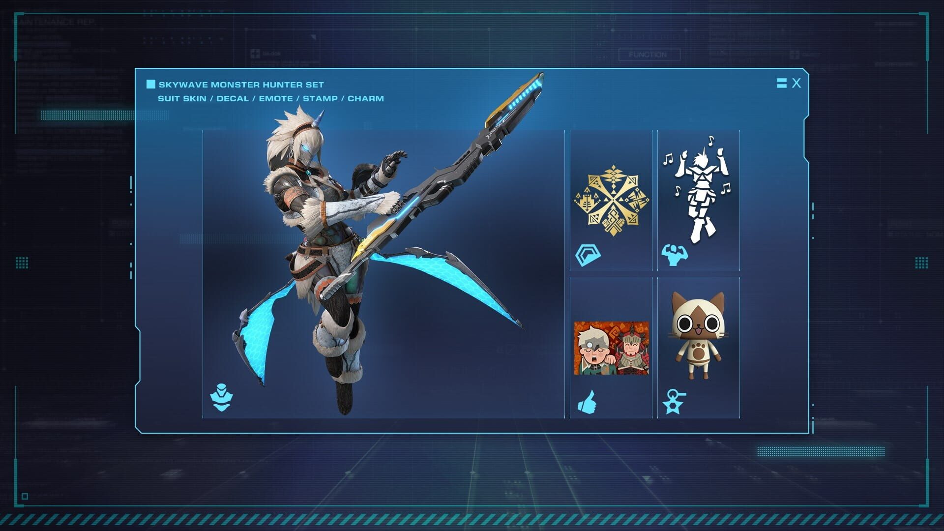 Foto do jogo Exoprimal: Skywave Monster Hunter Set