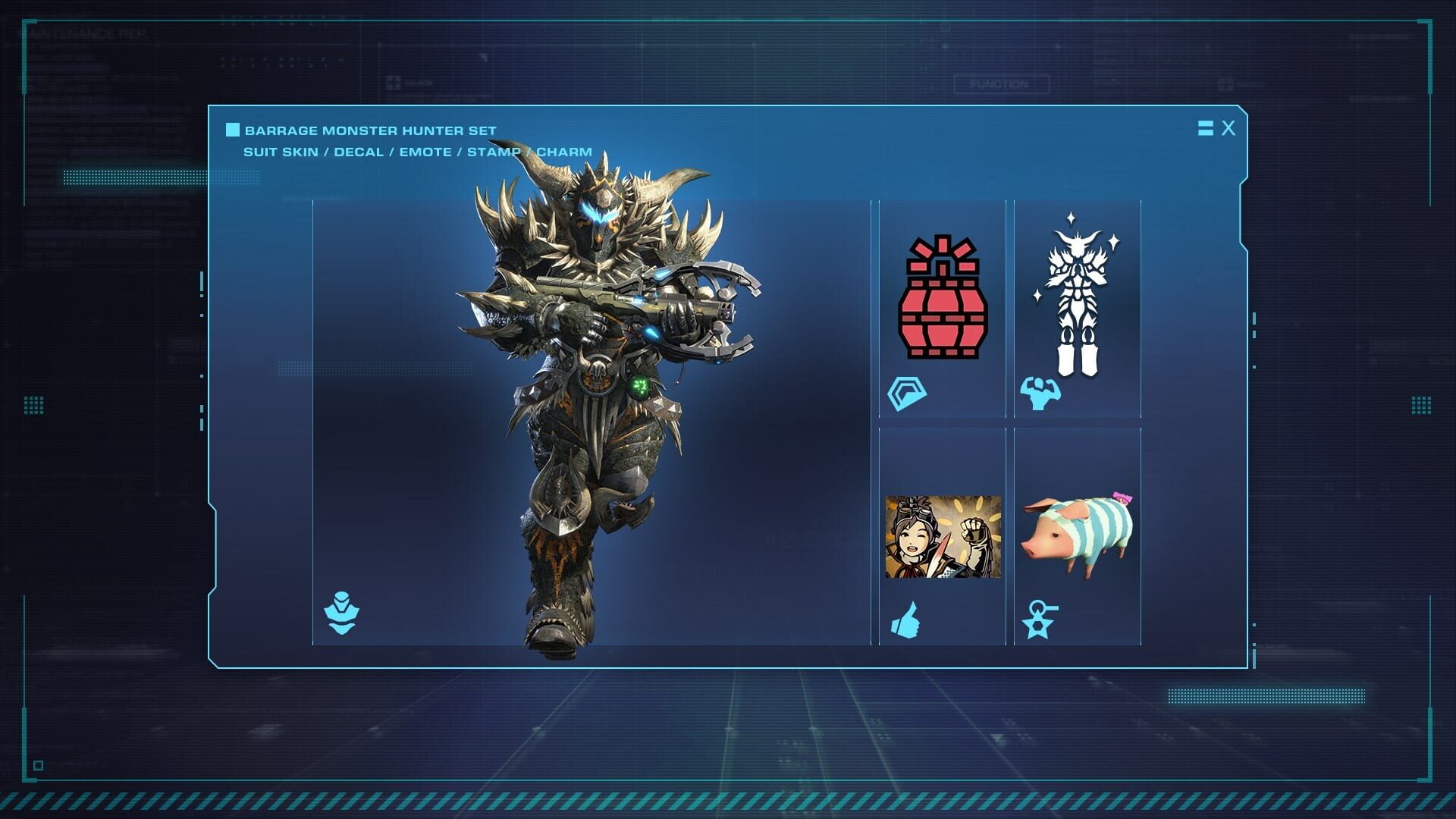 Foto do jogo Exoprimal: Barrage Monster Hunter Set