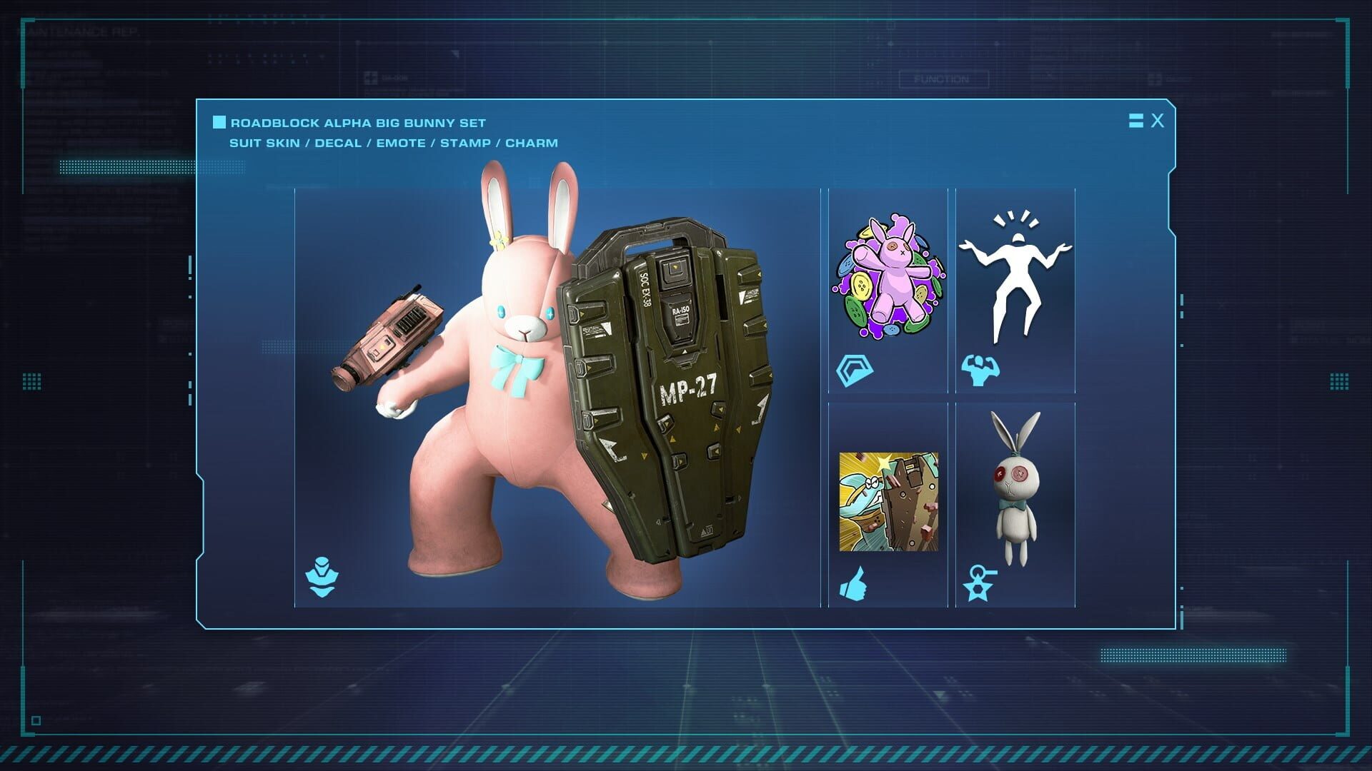 Foto do jogo Exoprimal: Roadblock Alpha Big Bunny Set