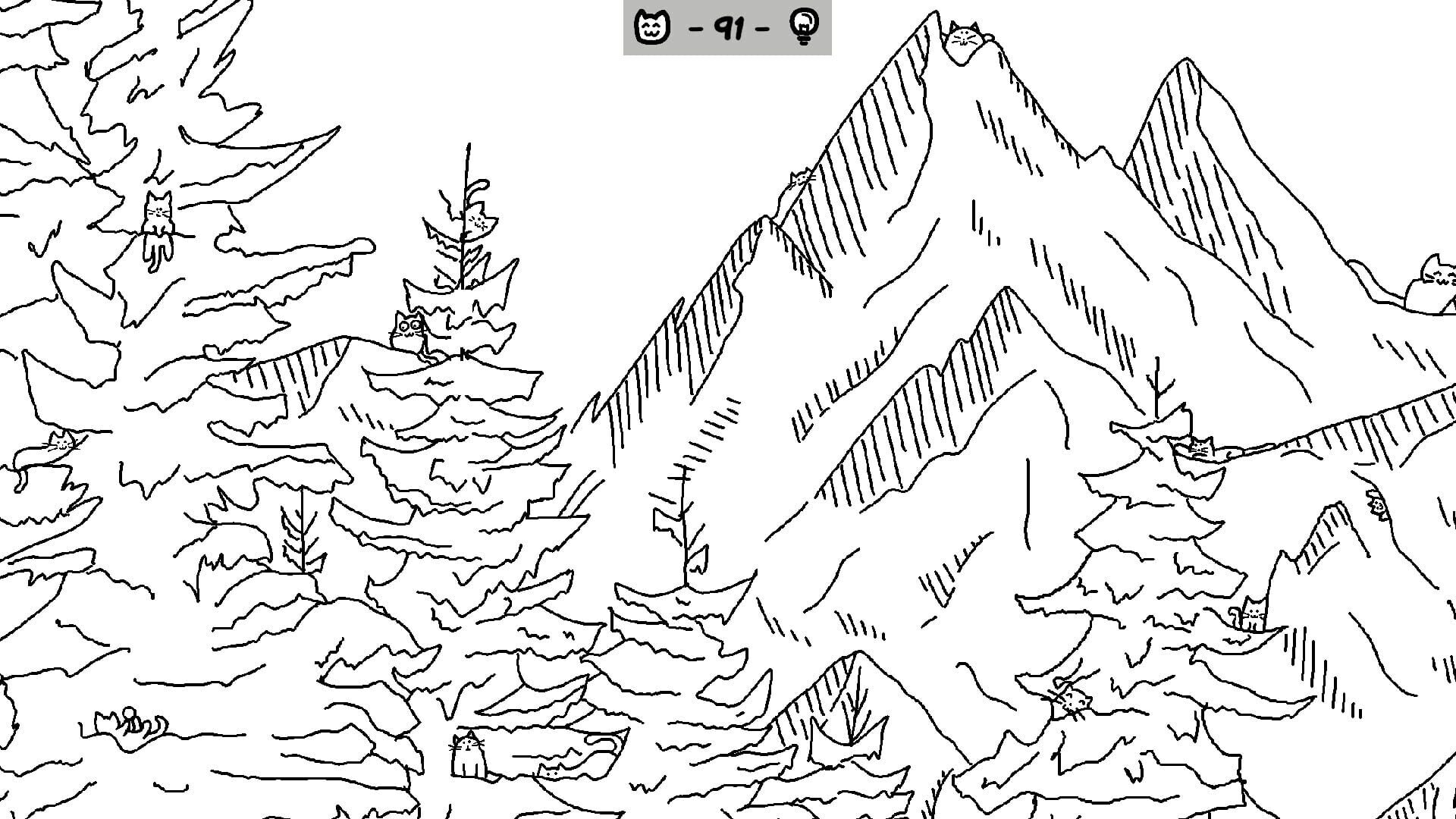 Foto do jogo Looking For Cats In a Badly Drawn Forest
