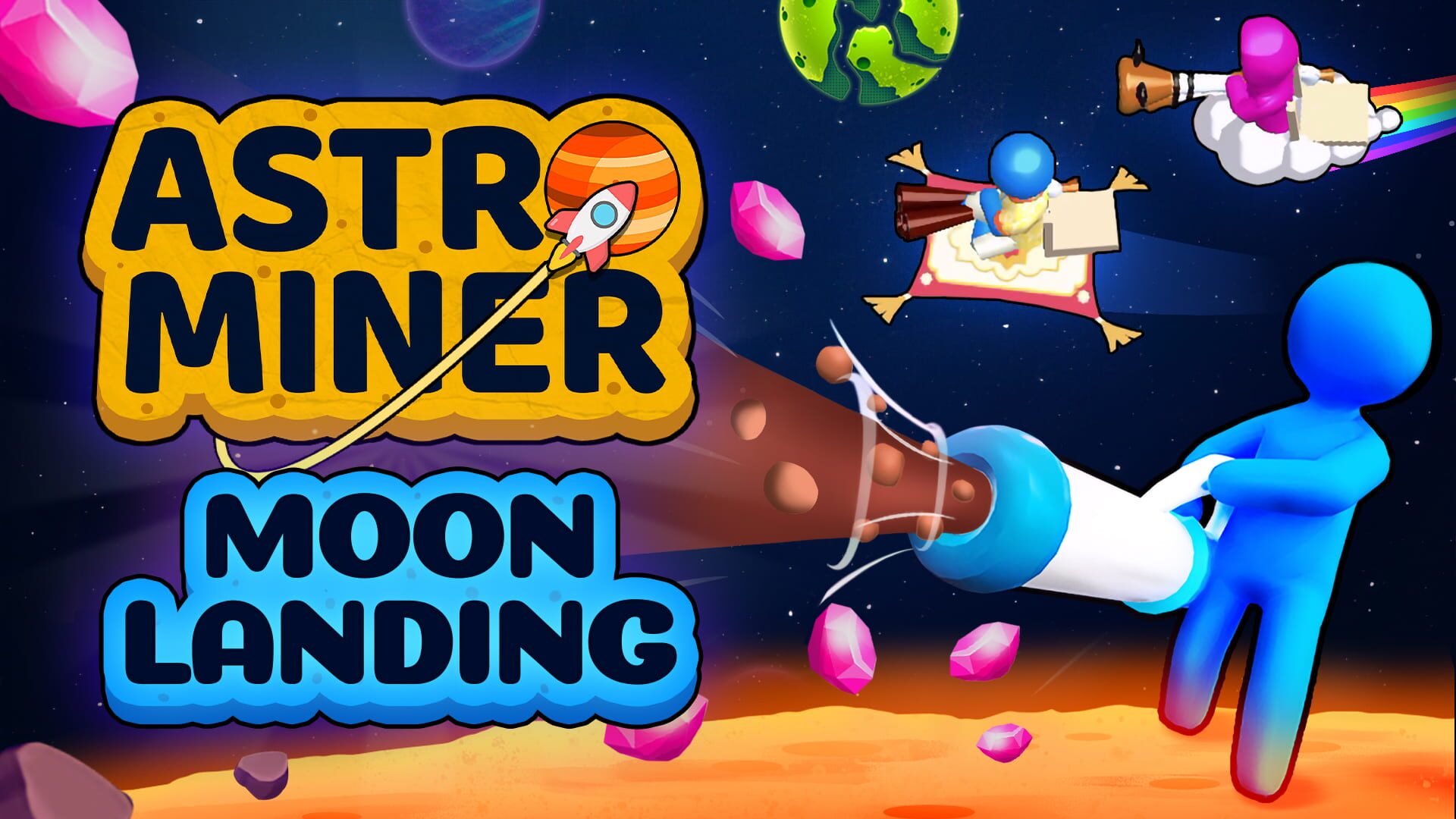 Foto do jogo Astro Miner: Moon Landing