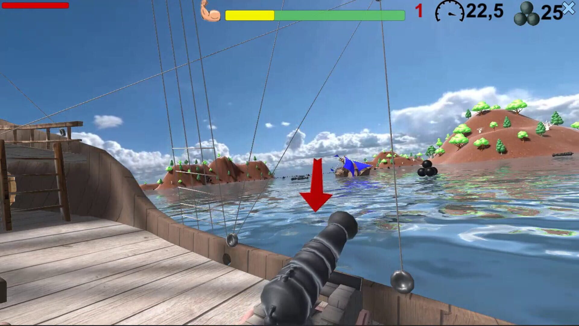 Foto do jogo Pirates. Naval battle