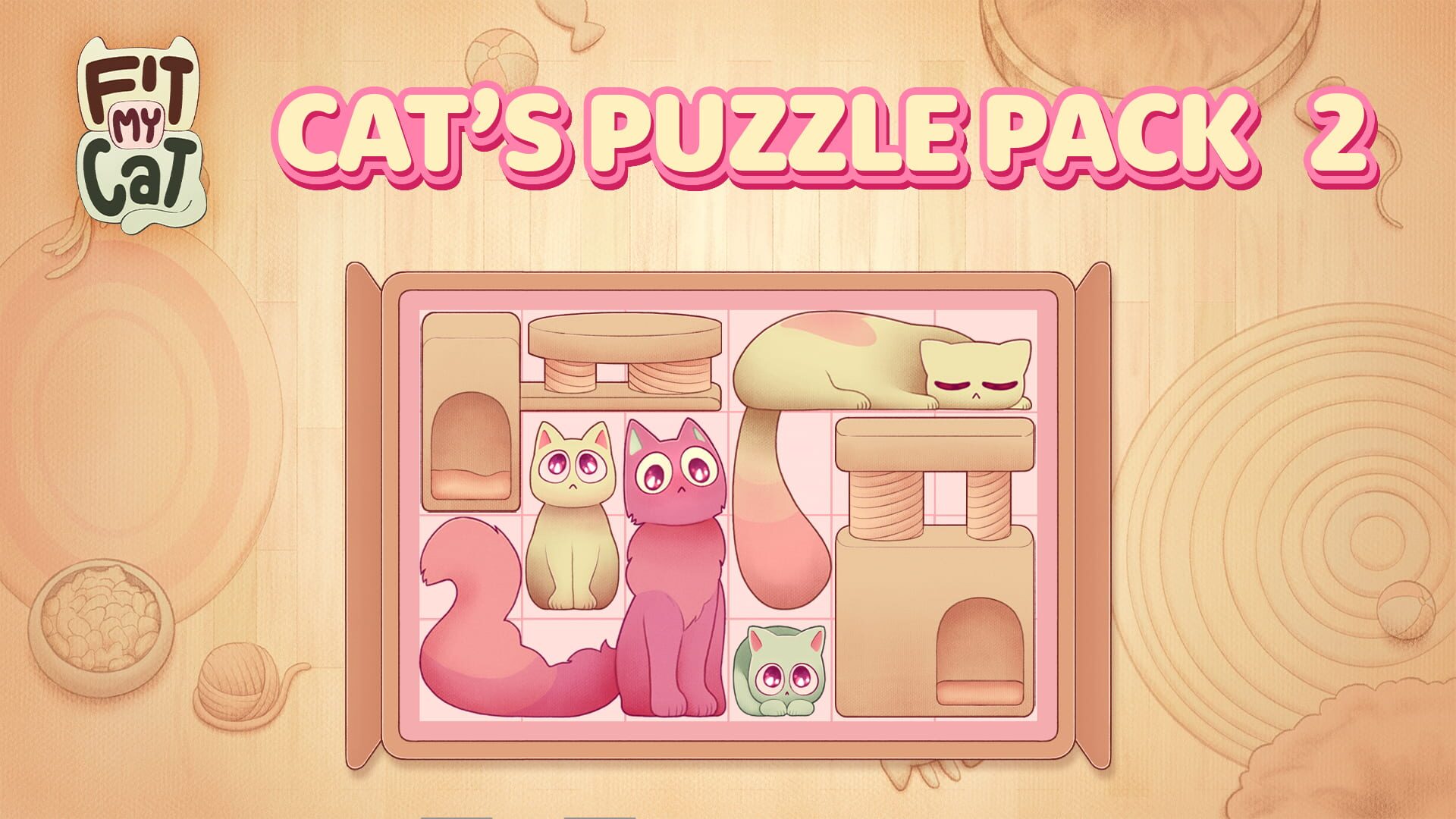 Fit My Cat: Cat's Puzzle Pack 2