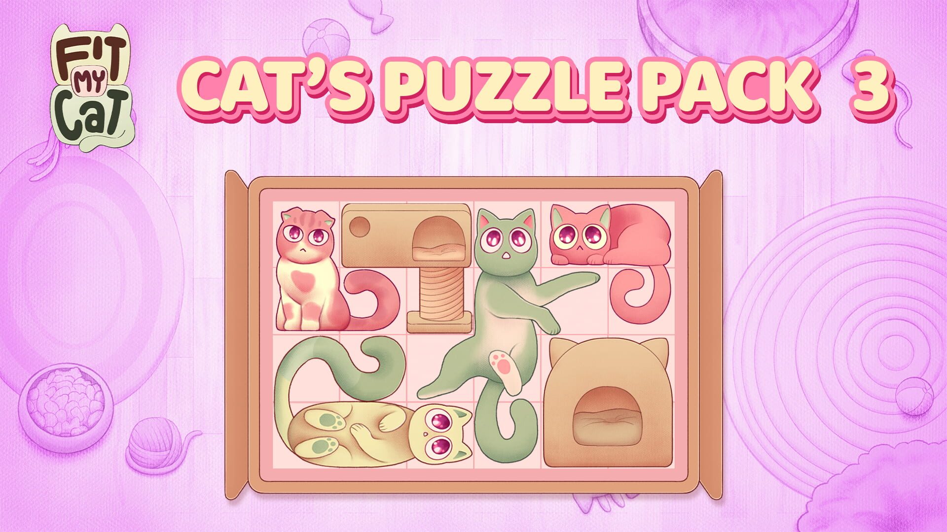 Fit My Cat: Cat's Puzzle Pack 3