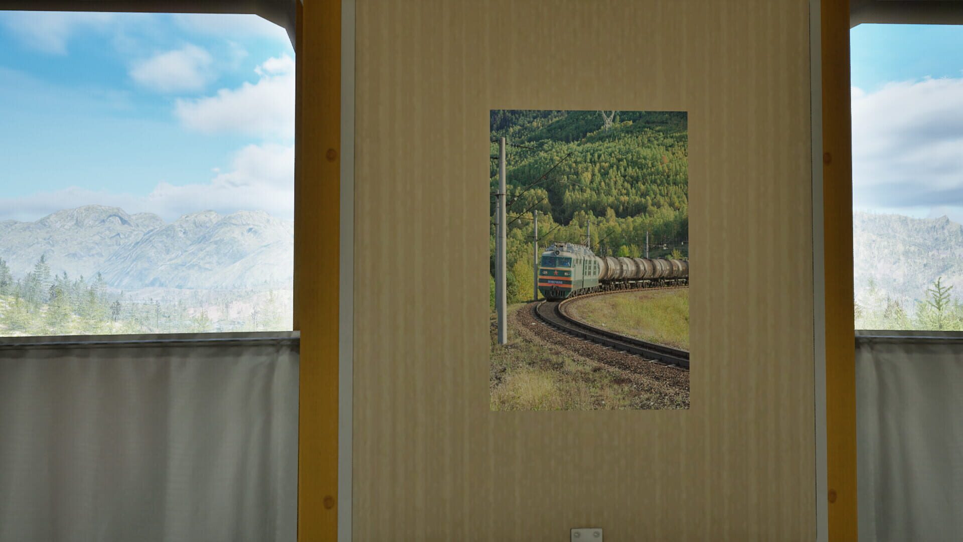 Foto do jogo Trans-Siberian Legends: Posters in a Train Compartment