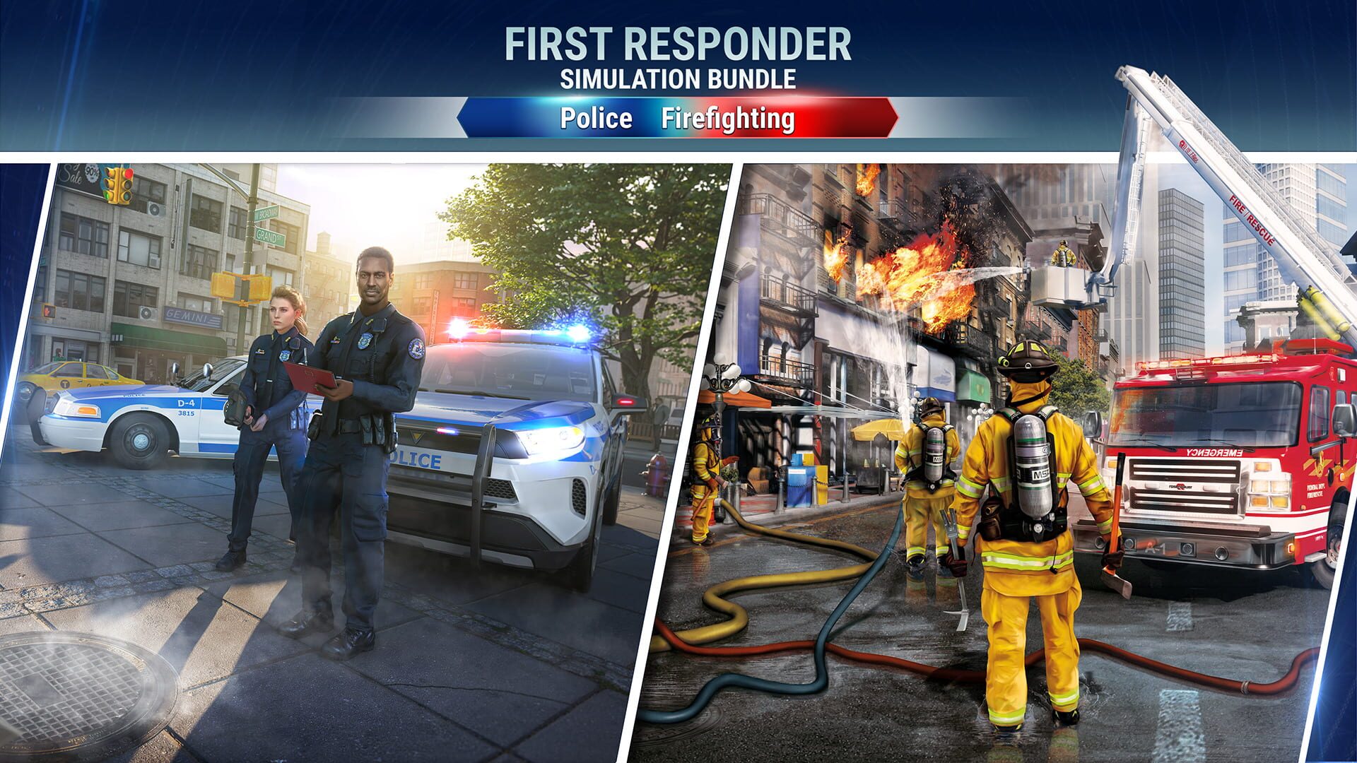 Foto do jogo First Responder Simulation Bundle: Police Firefighting