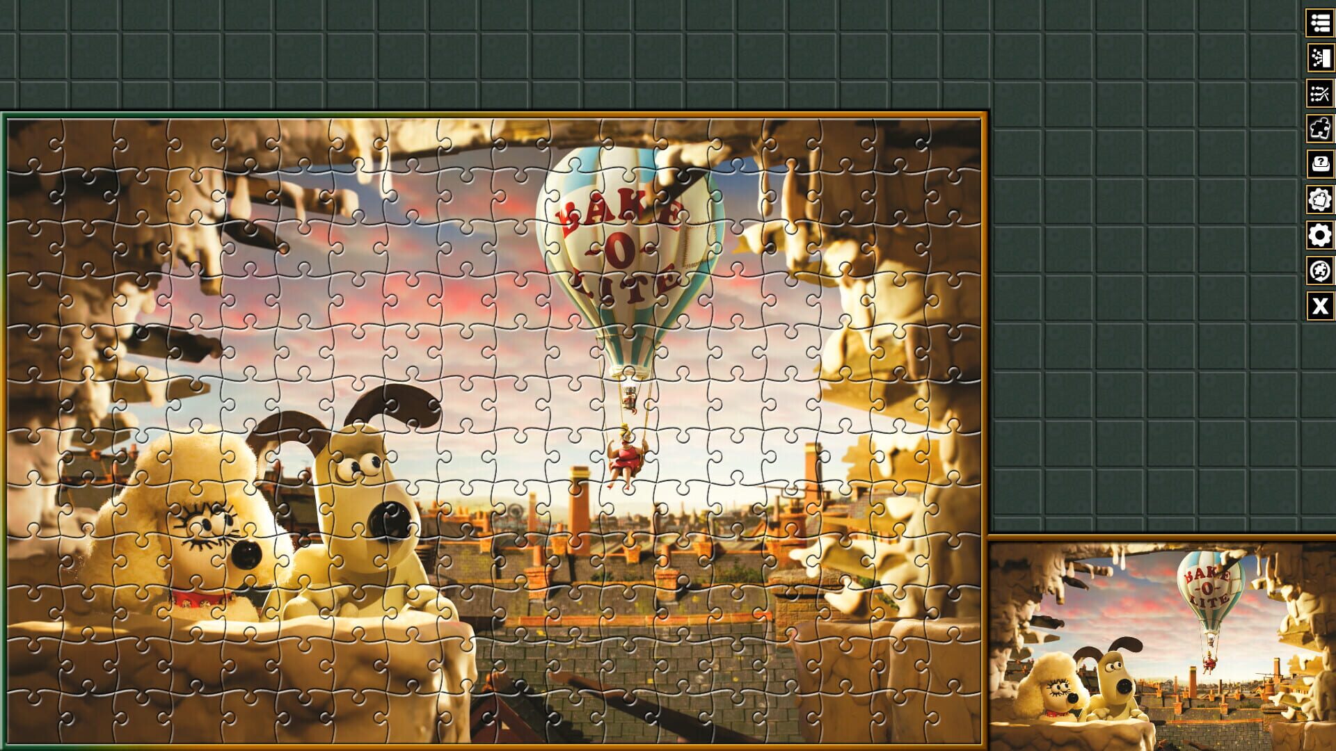 Foto do jogo Pixel Puzzles Aardman Jigsaws: Wallace & Gromit - A Matter Of Loaf And Death