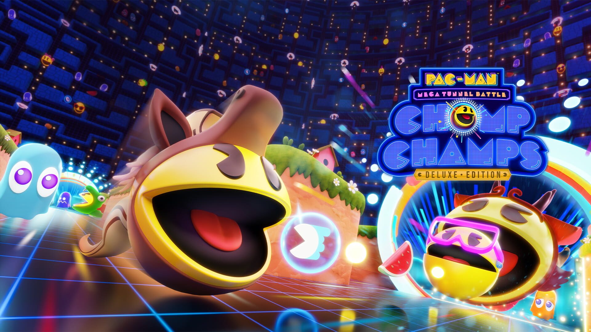 Foto do jogo Pac-Man Mega Tunnel Battle: Chomp Champs - Deluxe Edition