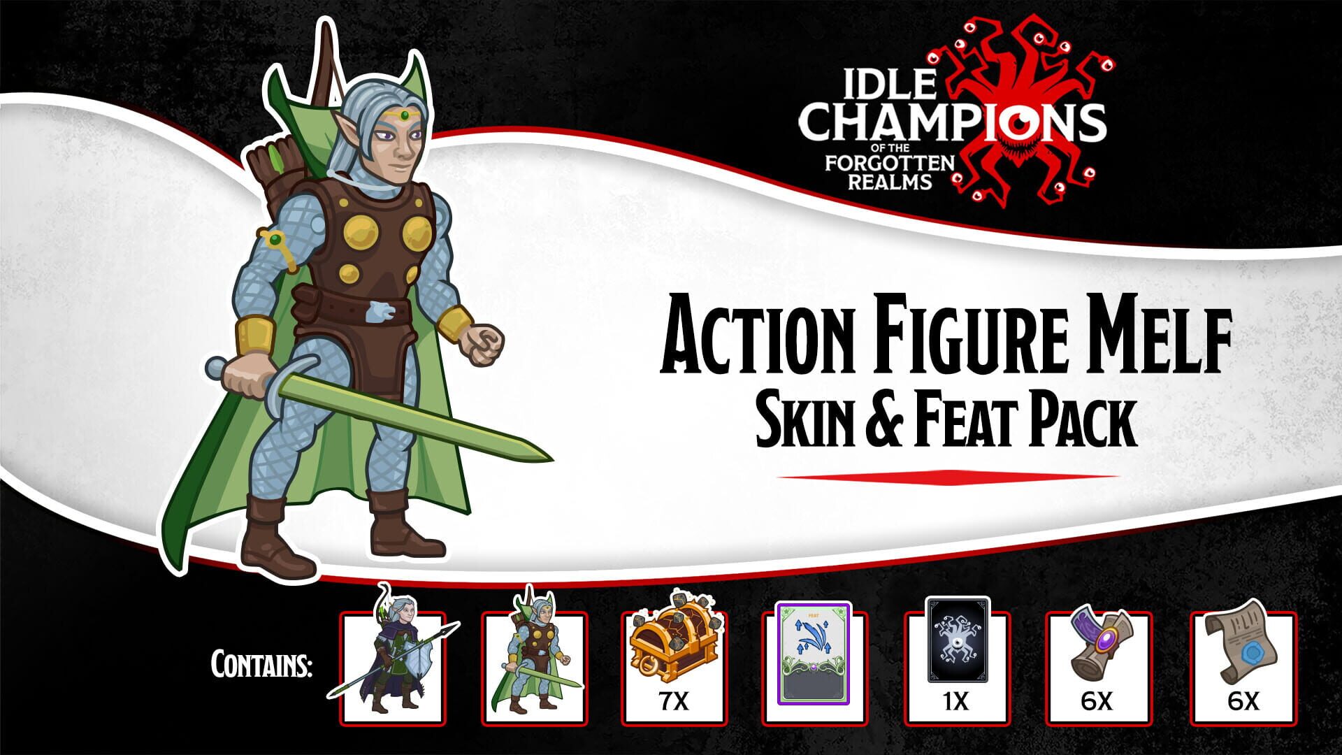Idle Champions: Action Figure Melf Skin & Feat Pack