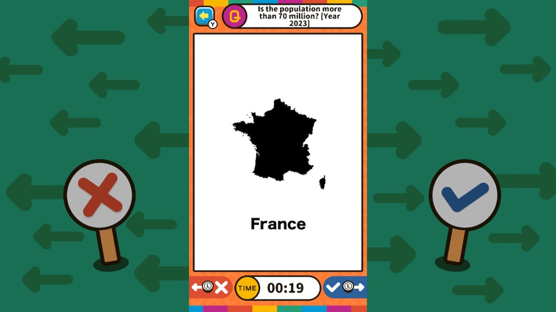 Foto do jogo Swipe Right or Left Geography Binary Quiz