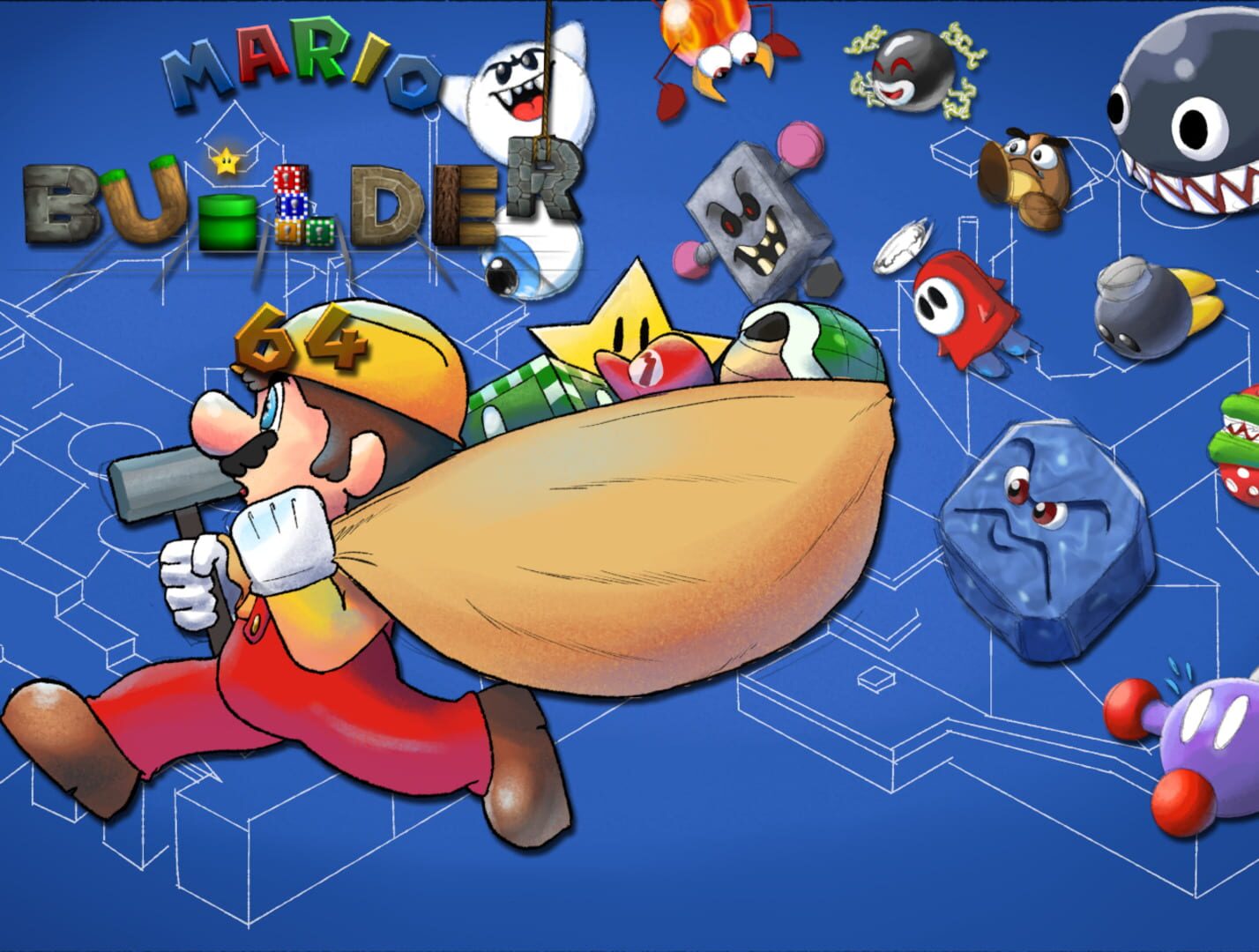 Foto do jogo Mario Builder 64