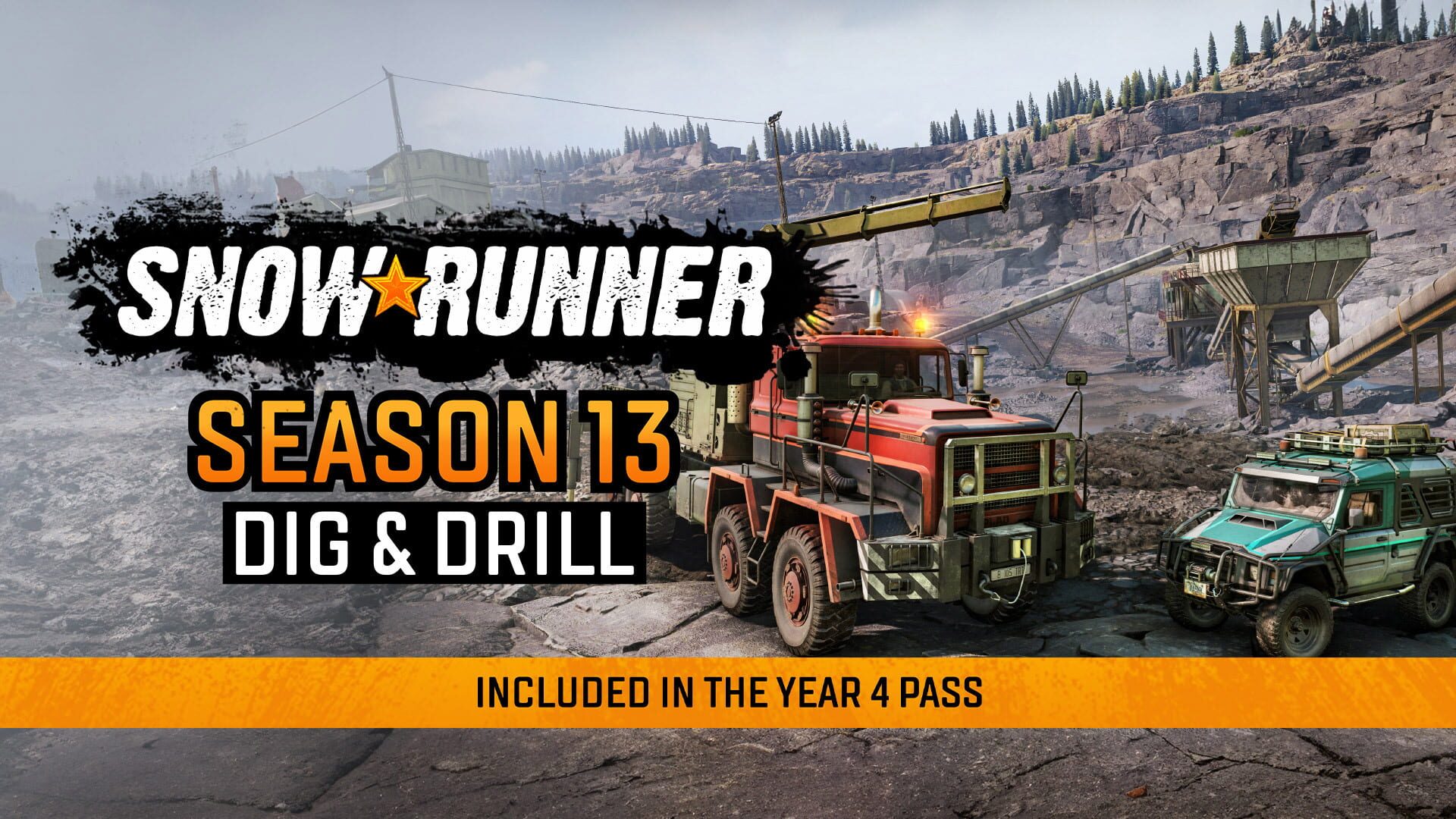 Foto do jogo SnowRunner: Season 13 - Dig & Drill
