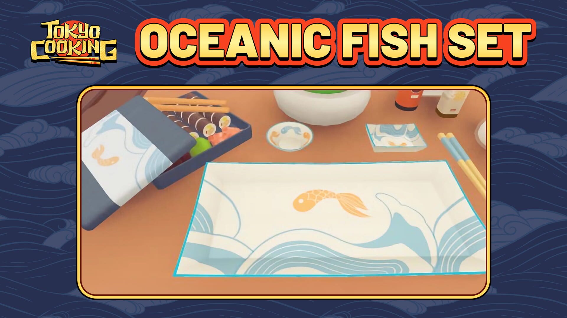 Foto do jogo Tokyo Cooking: Oceanic Fish Set