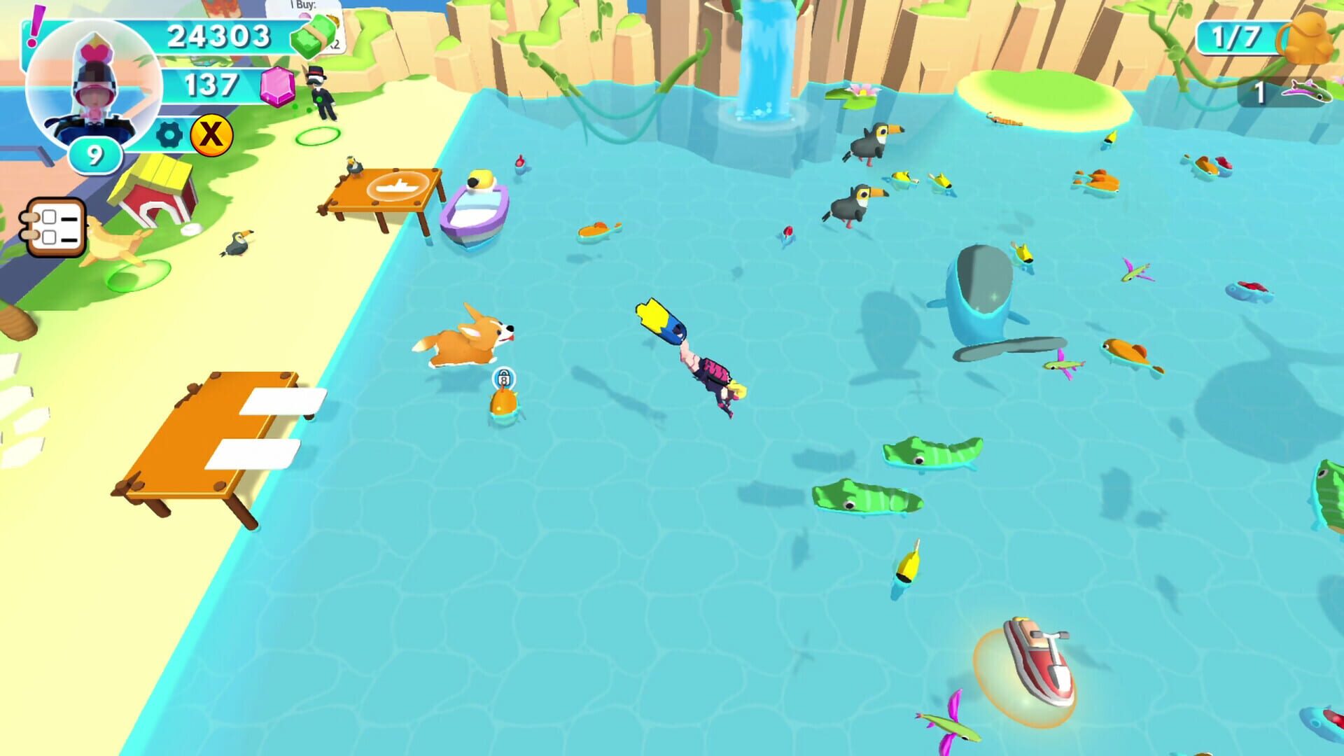 Foto do jogo Aquarium Land: Puppy