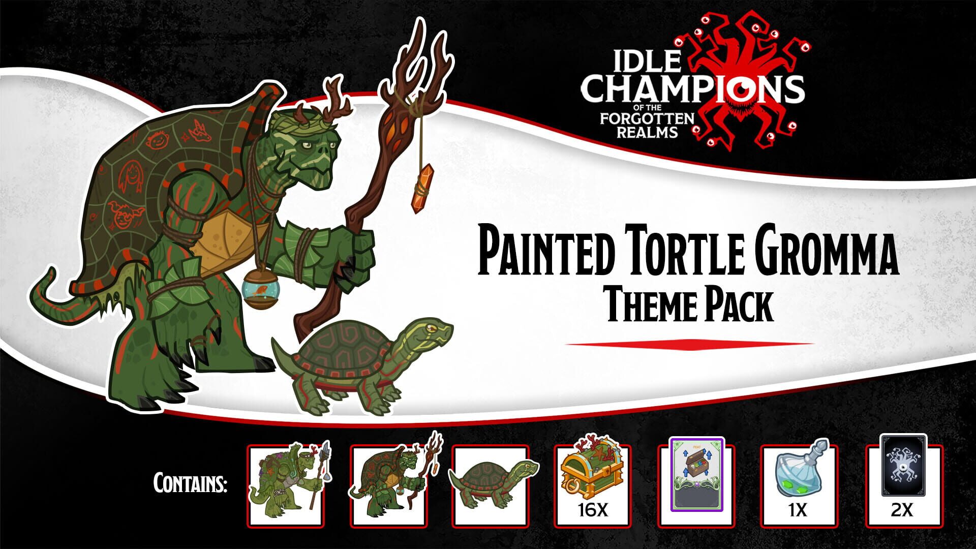 Idle Champions: Painted Tortle Gromma Theme Pack