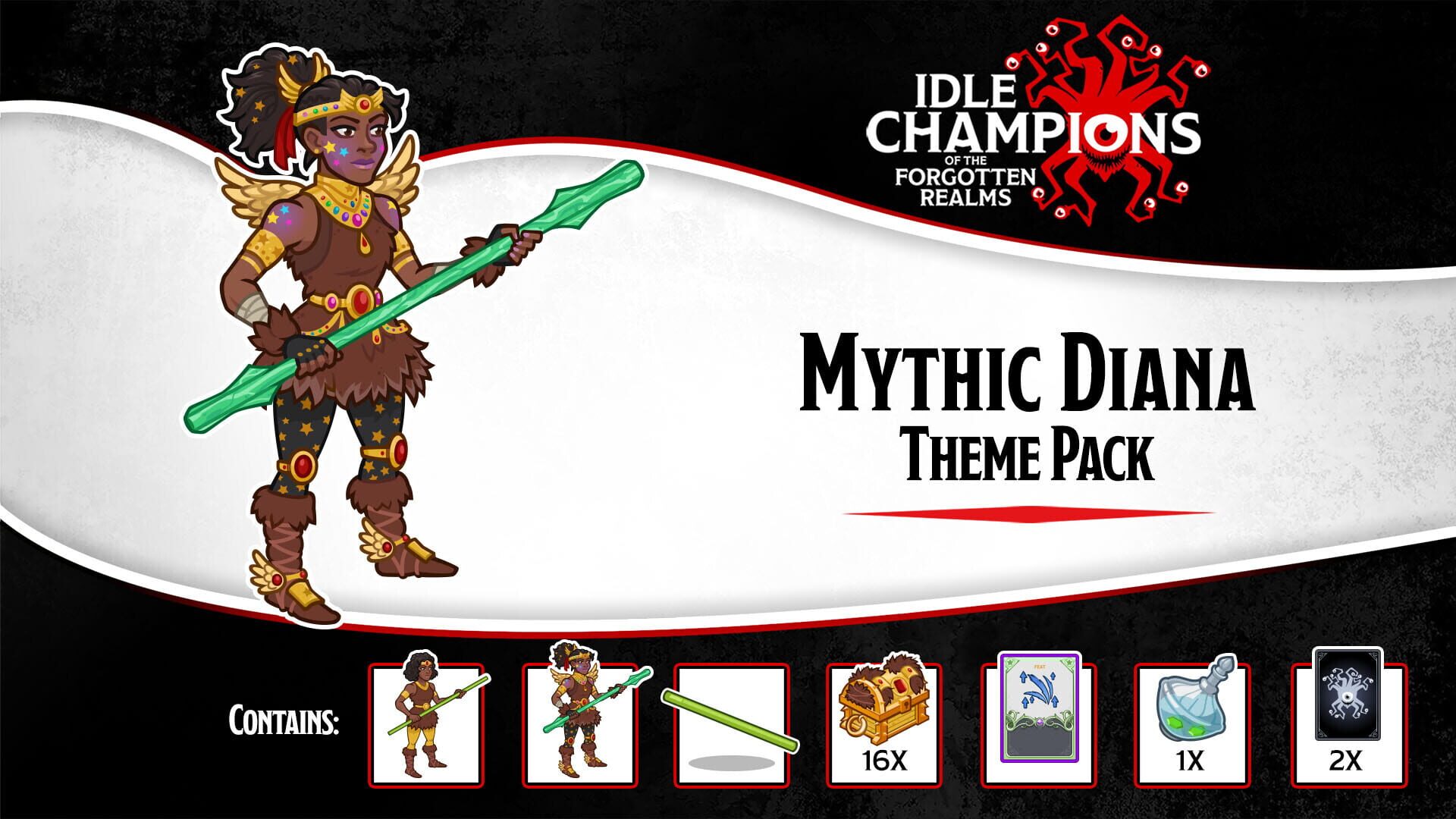 Idle Champions: Mythic Diana Theme Pack