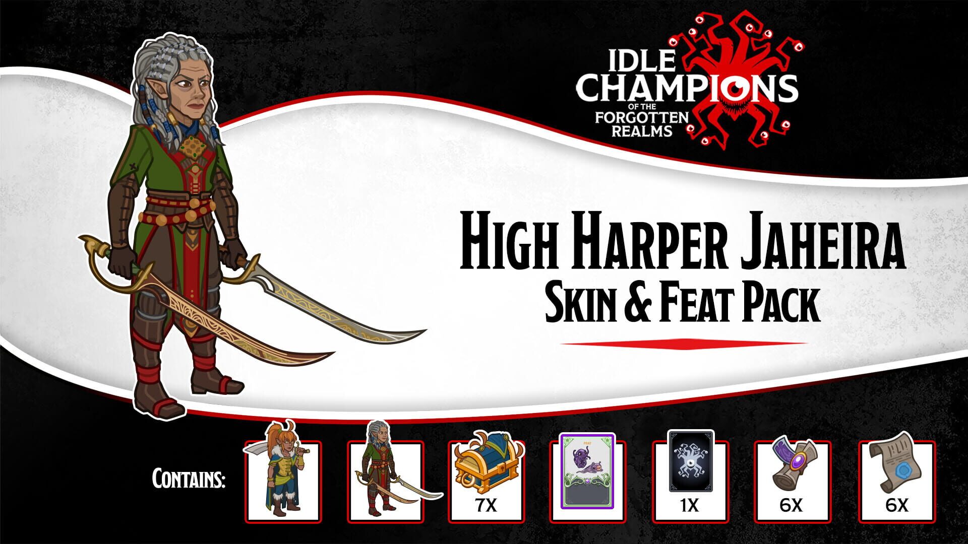 Idle Champions: High Harper Jaheira Skin & Feat Pack