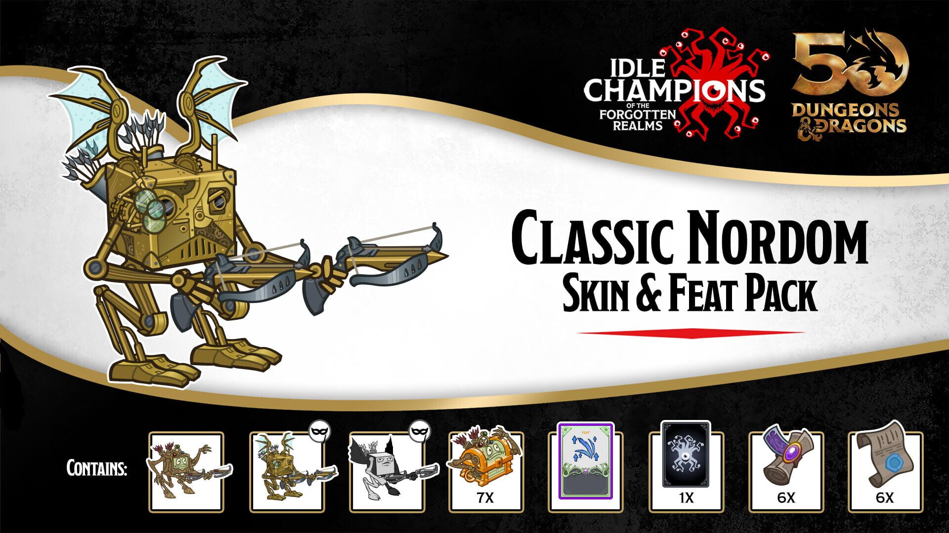 Idle Champions: Classic Nordom Skin & Feat Pack