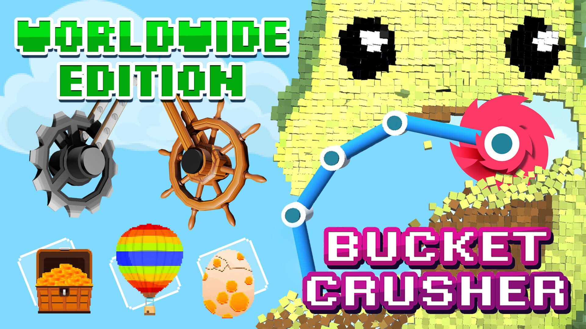 Foto do jogo Bucket Crusher: Worldwide Edition