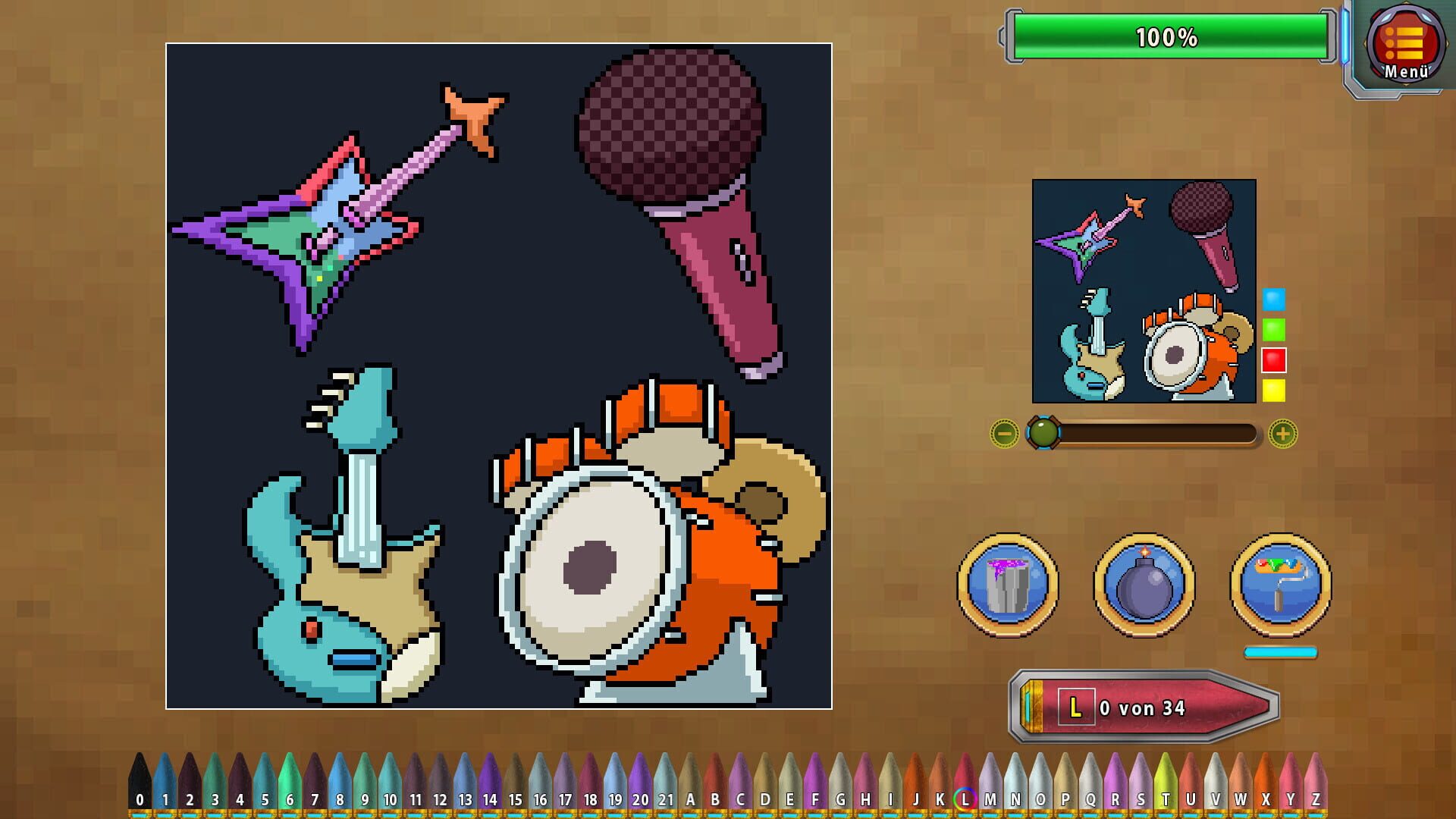Foto do jogo Paint By Numbers: 8-Bit World Ep. 9
