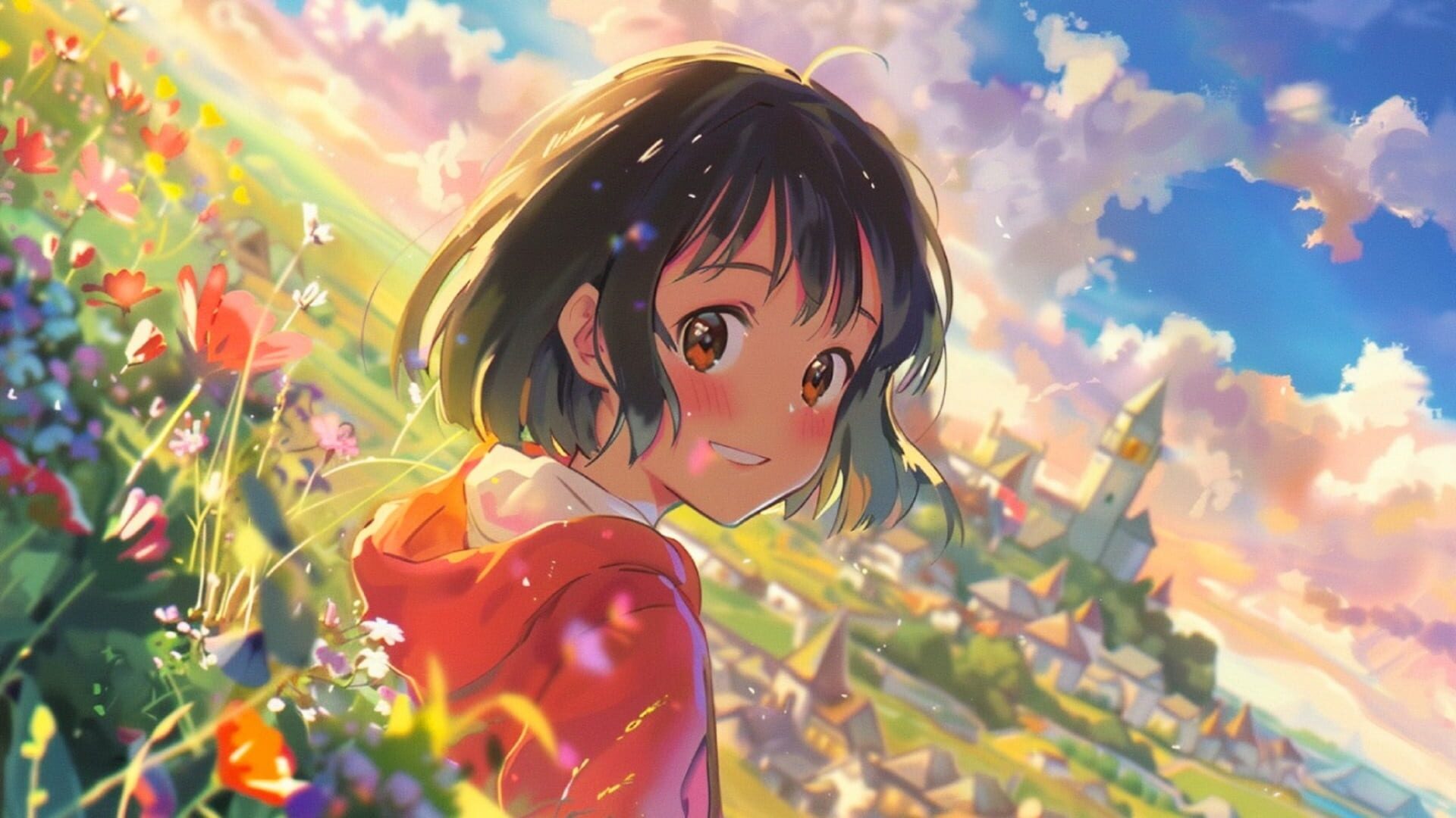 Foto do jogo Rainbow Ascend: Anime Girls Go Up