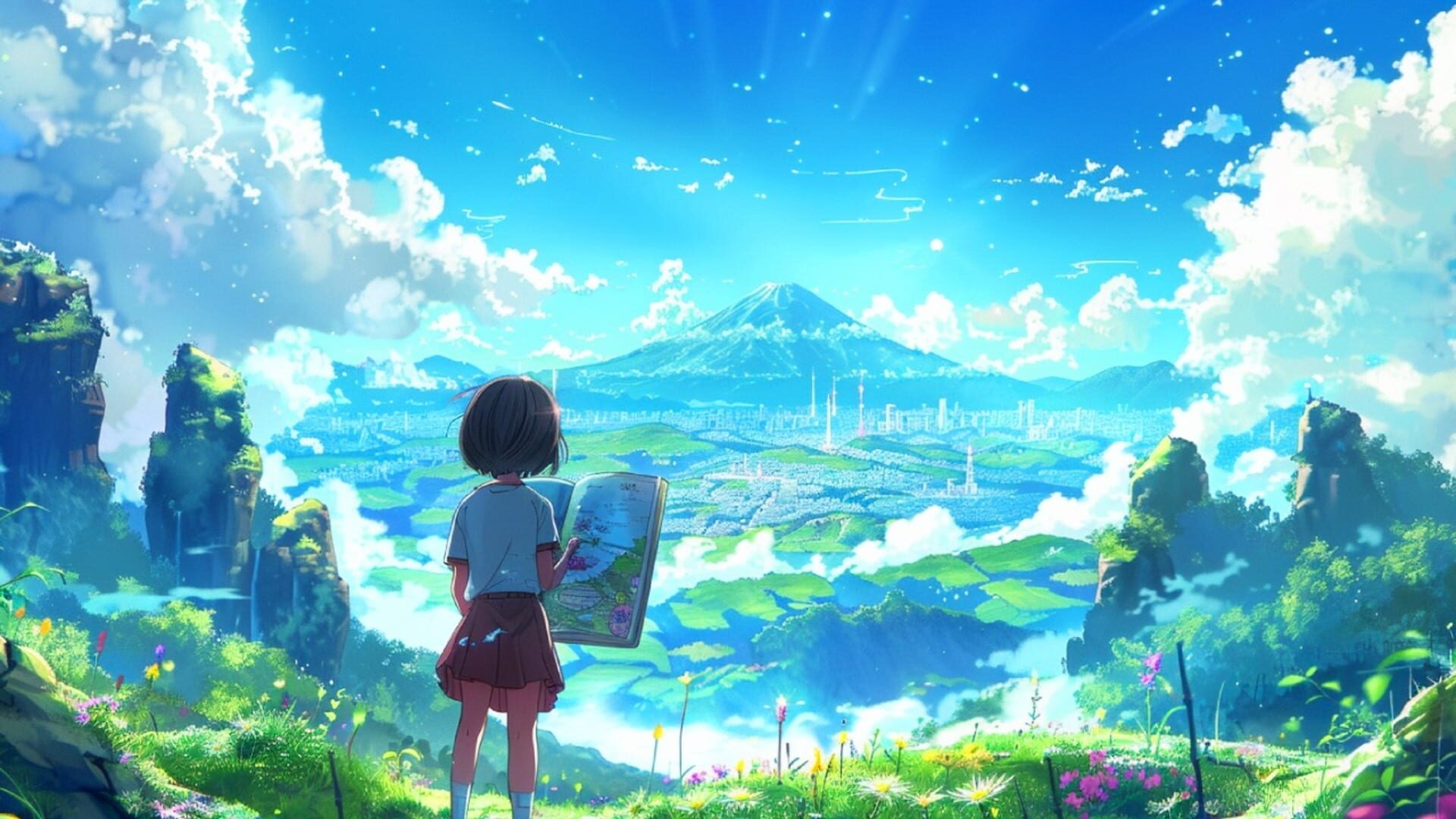 Foto do jogo Rainbow Ascend: Anime Girls Go Up