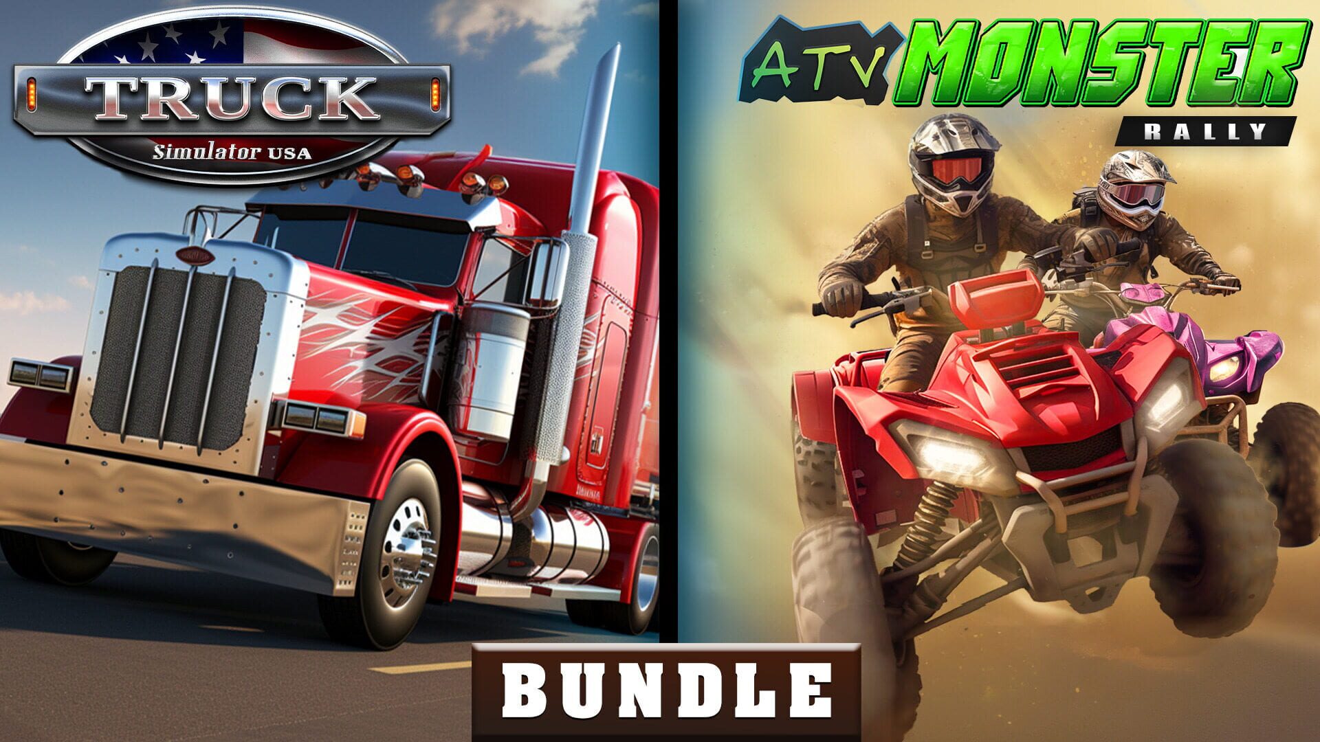 Foto do jogo Truck Simulator USA & ATV Monster Rally Bundle