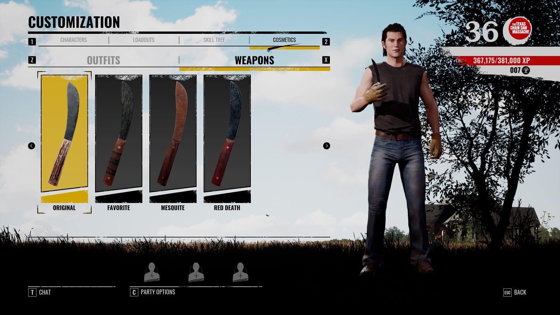 Foto do jogo The Texas Chain Saw Massacre: Weapon Skin Variants