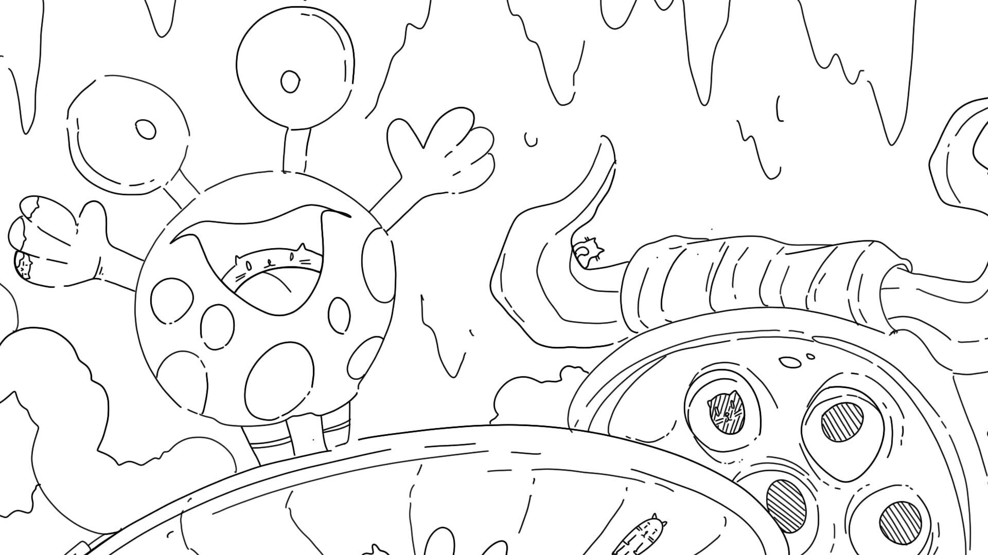 Foto do jogo 100 Aliens Cats: Extra Content