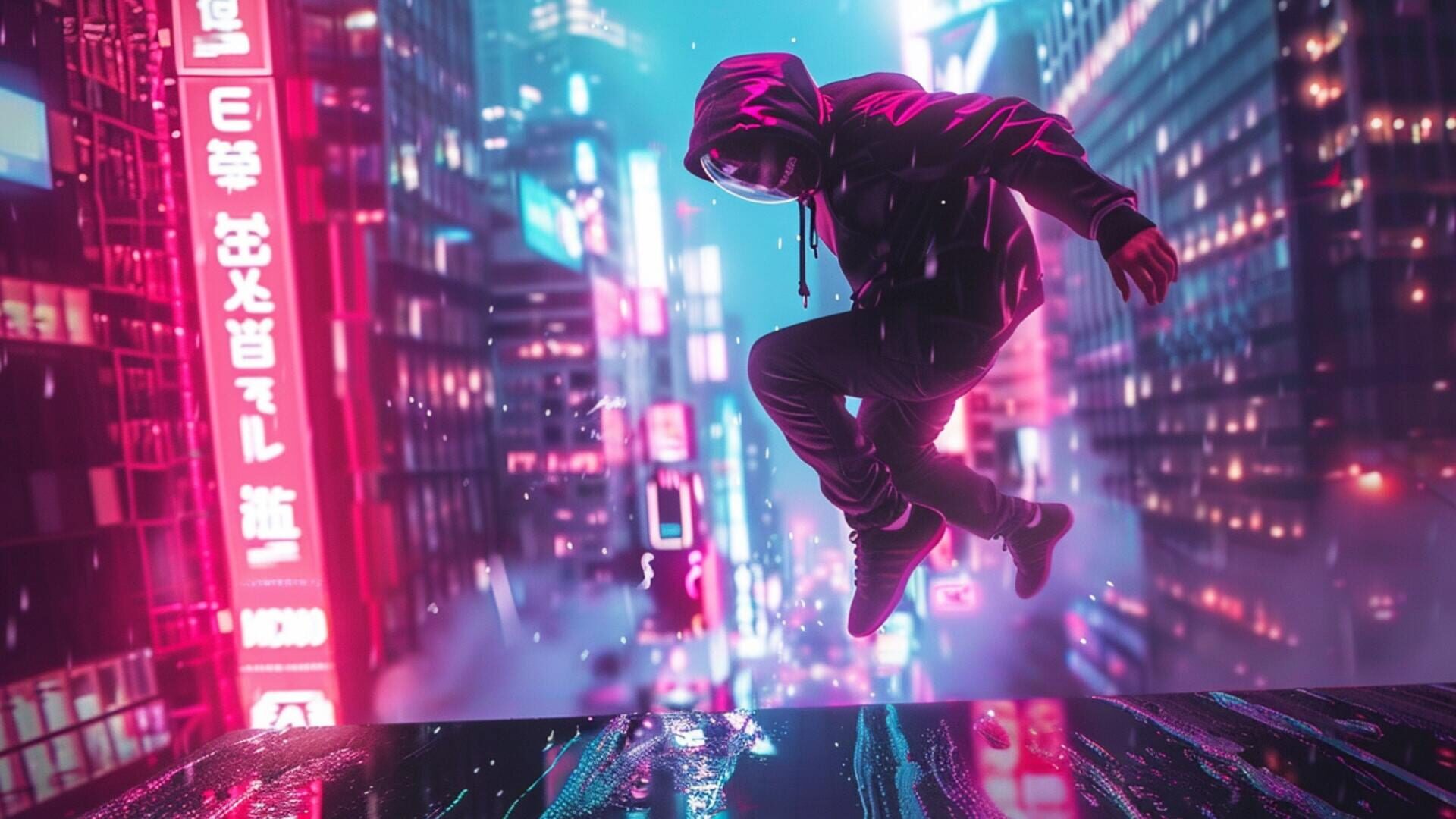 Foto do jogo Cyberpunk Parkour Uprising