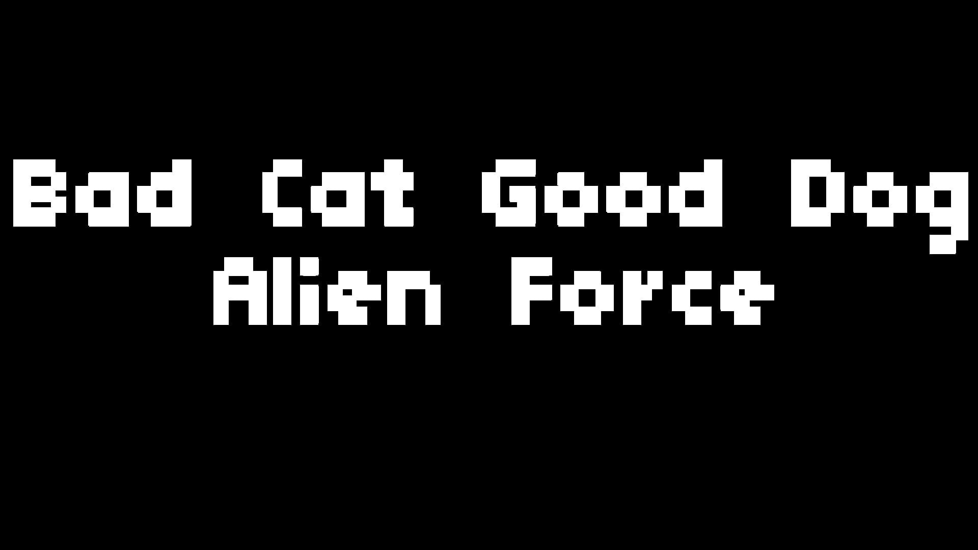 Foto do jogo Bad Cat Good Dog Alien Force