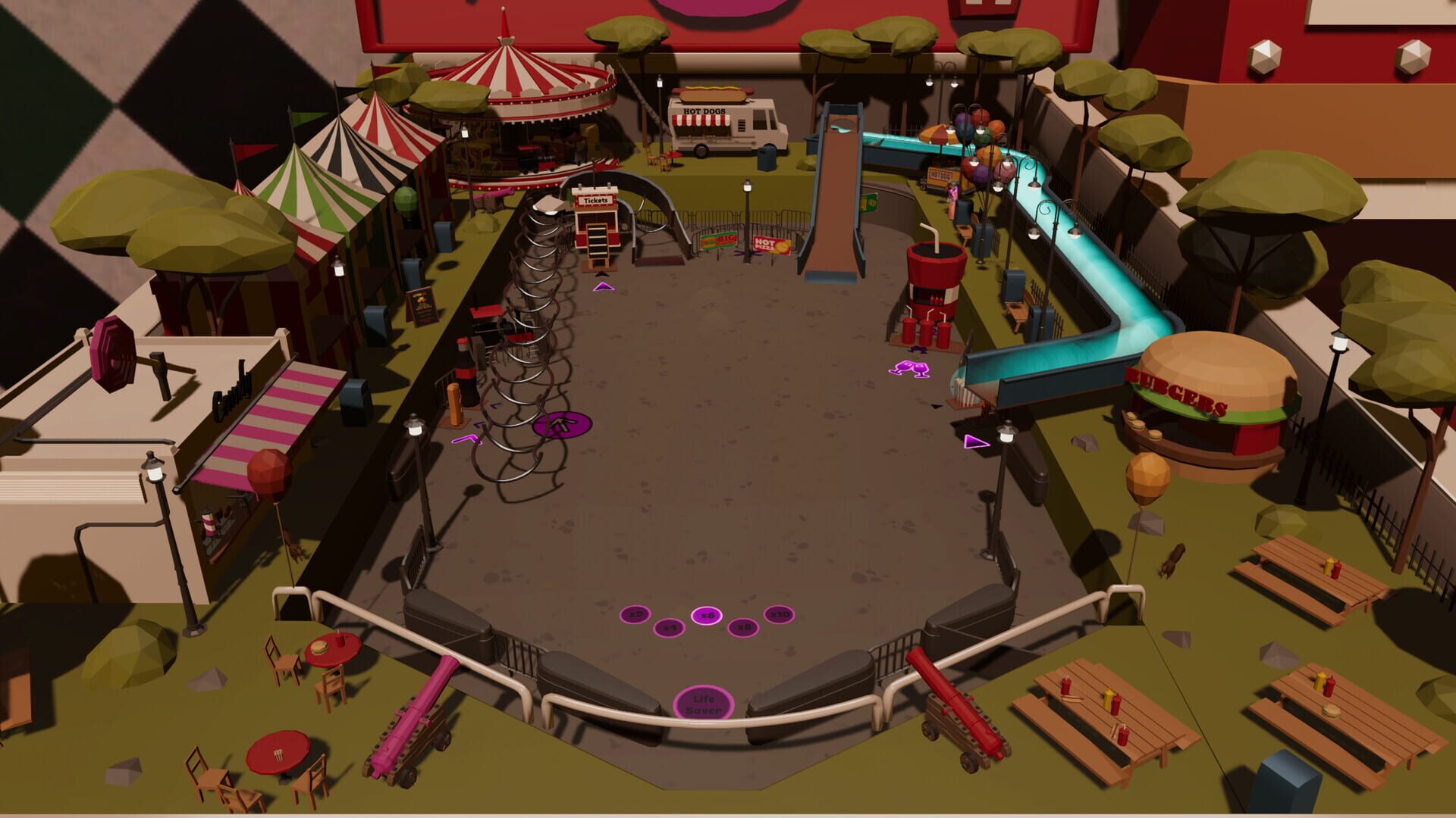 Foto do jogo Roxy Raccoon's Pinball Panic: Paradise Parks