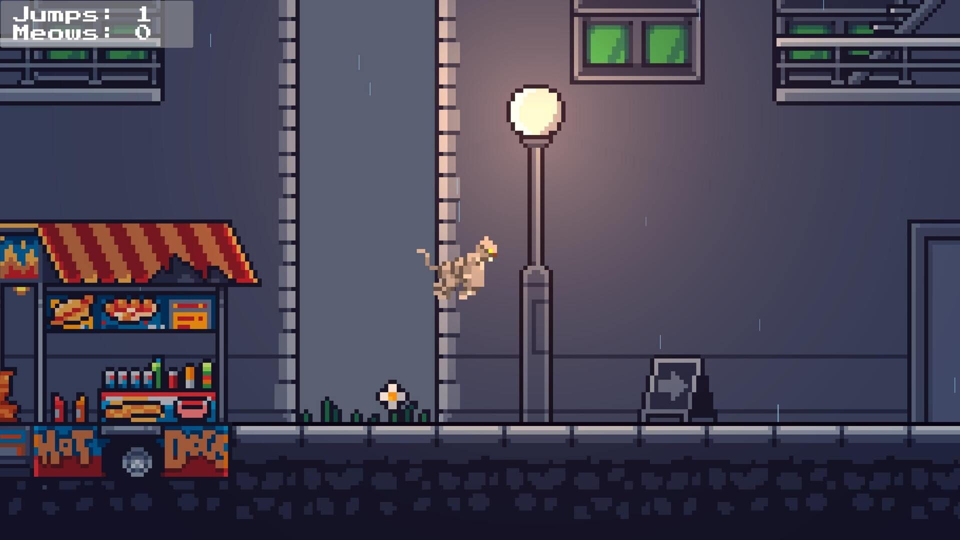 Foto do jogo Rooftop Rascal: The Drizzle Cat
