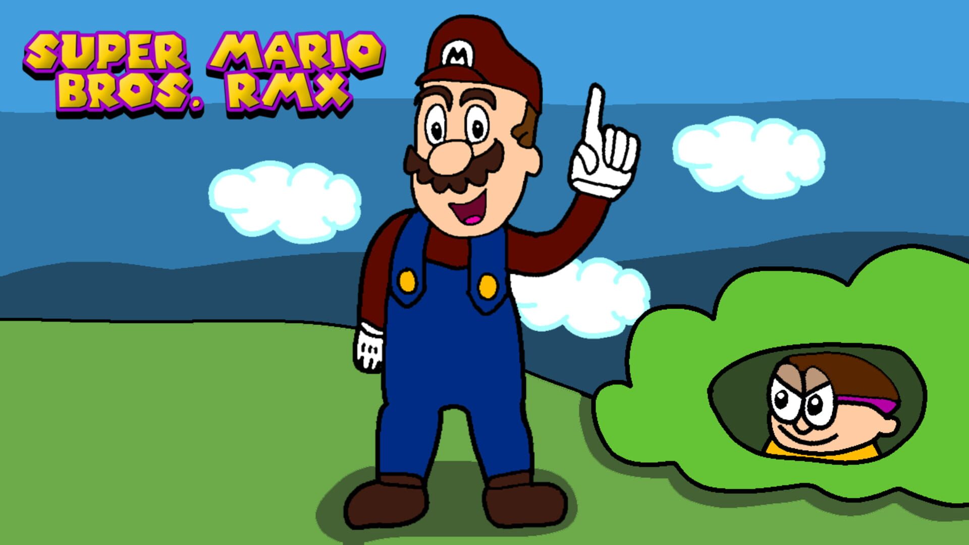 Foto do jogo Super Mario Bros. RMX