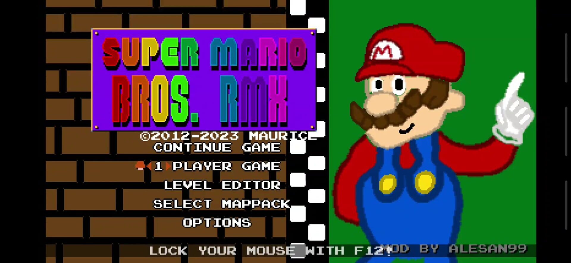 Foto do jogo Super Mario Bros. RMX