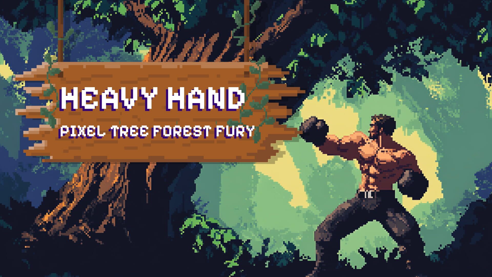 Foto do jogo Heavy Hand: Pixel Tree Forest Fury